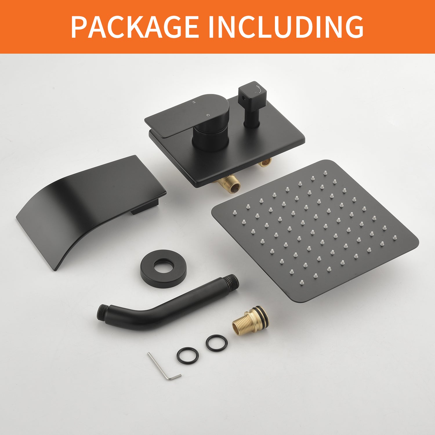 Tub Spout Tub and Shower Valve Trim Kit Shower System All Metal Shower Fixtures Wall Mount