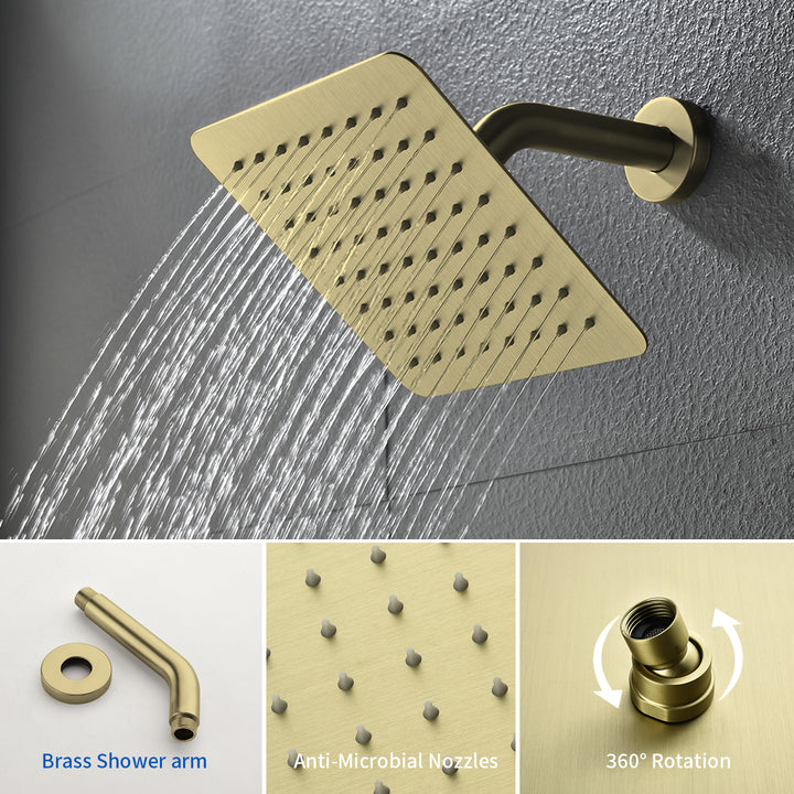 Tub Spout Tub and Shower Valve Trim Kit Shower System All Metal Shower Fixtures Wall Mount