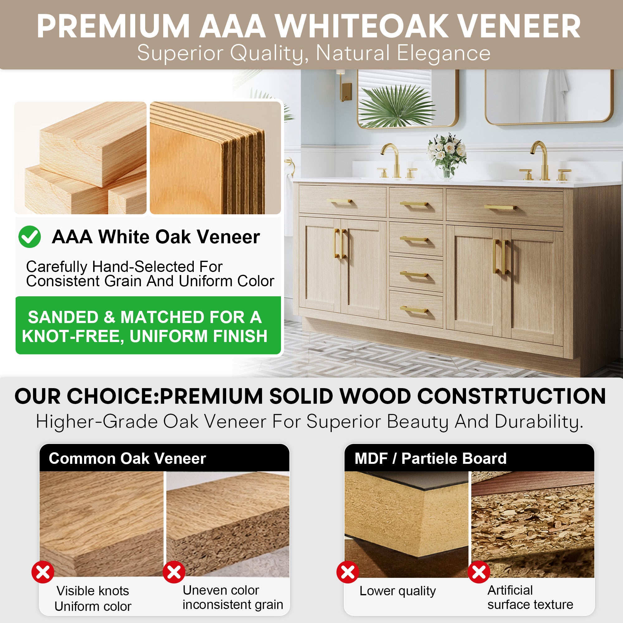 #Handle Color_Brushed Gold