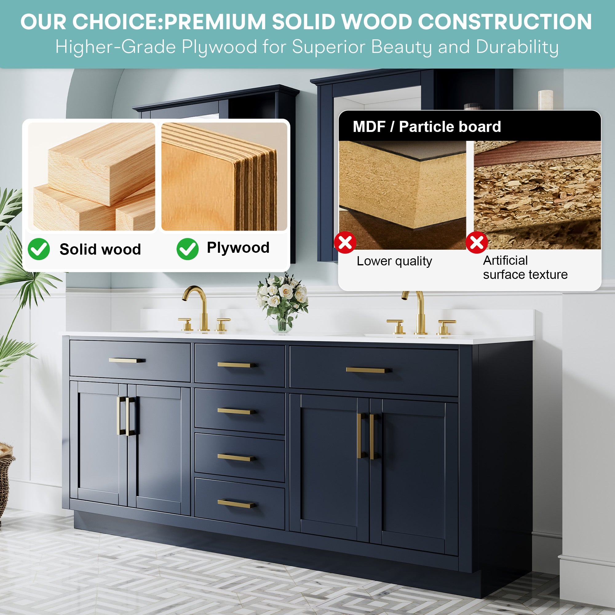 #Handle Color_Brushed Gold