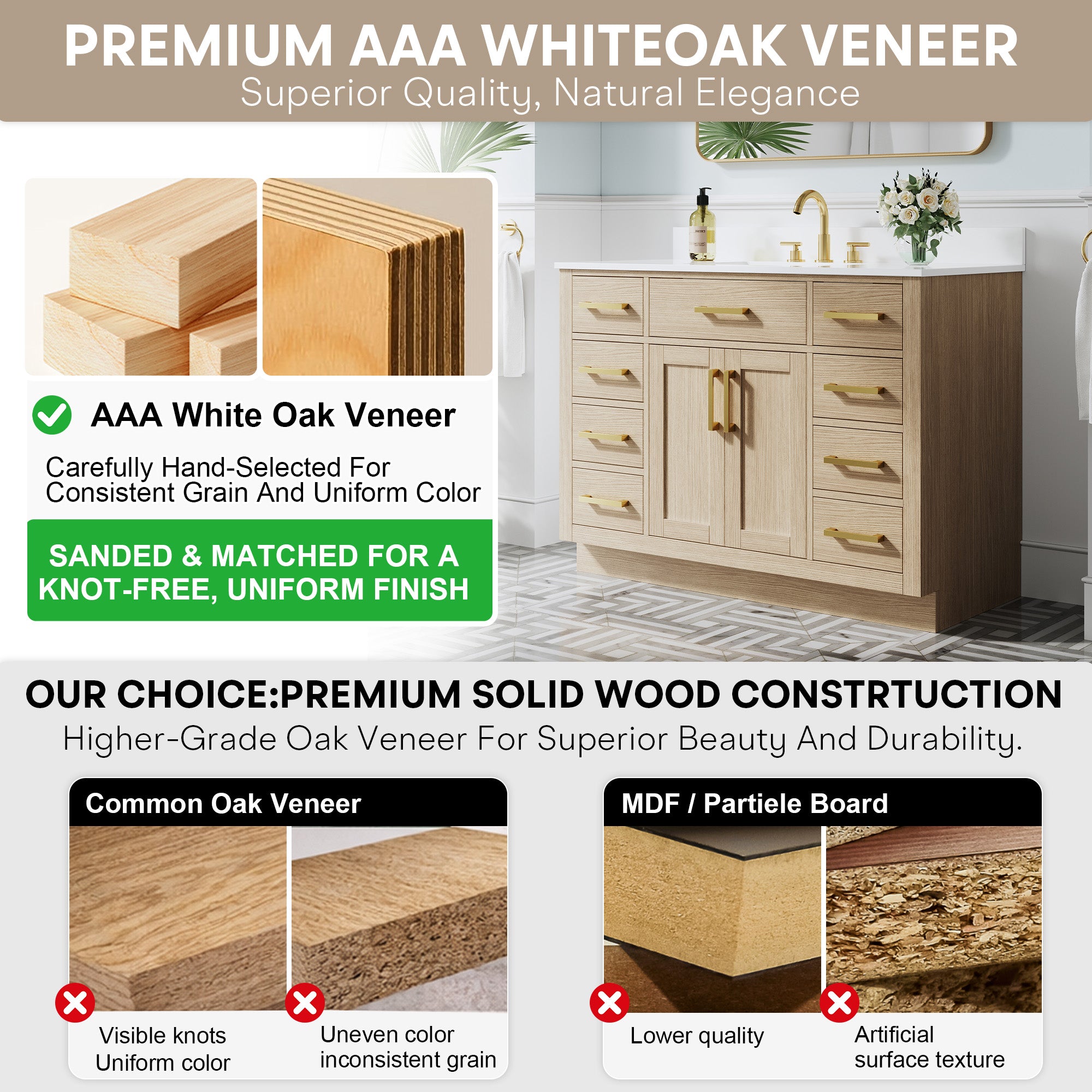 #Handle Color_Brushed Gold