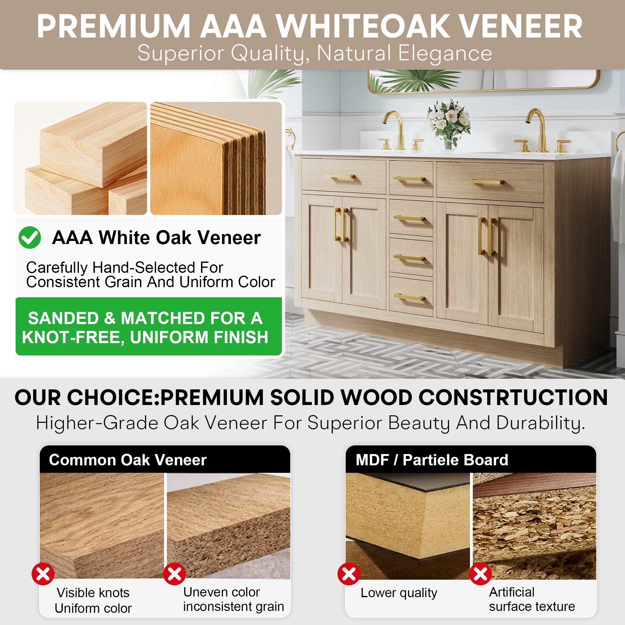 #Handle Color_Brushed Gold