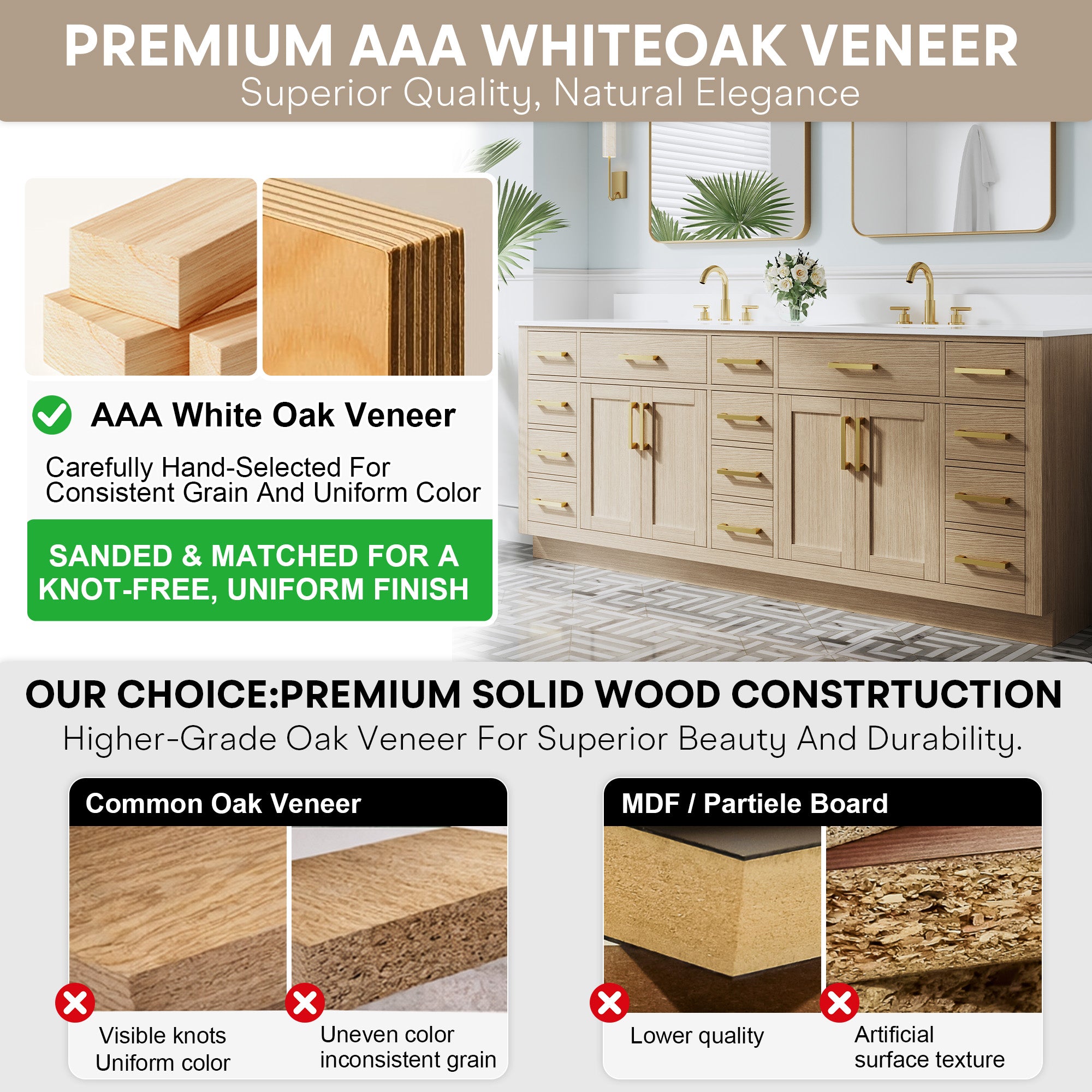 #Handle Color_Brushed Gold