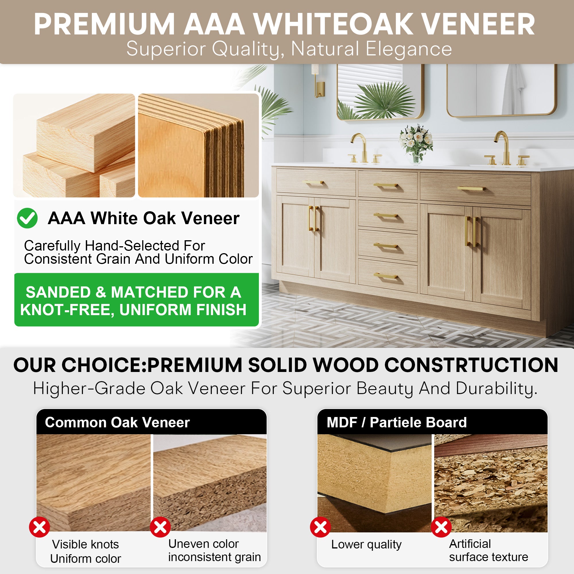 #Handle Color_Brushed Gold