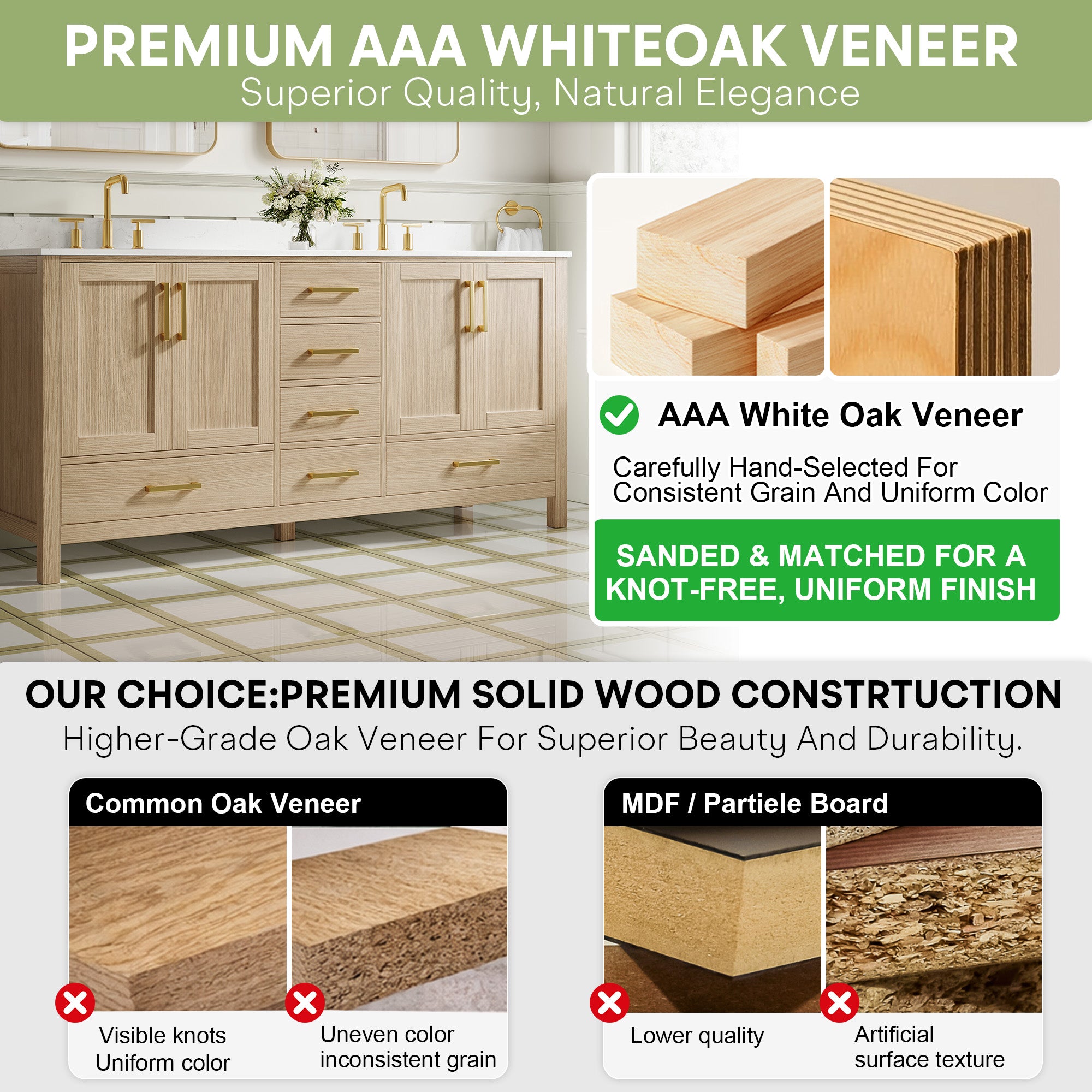 #Handle Color_Brushed Gold