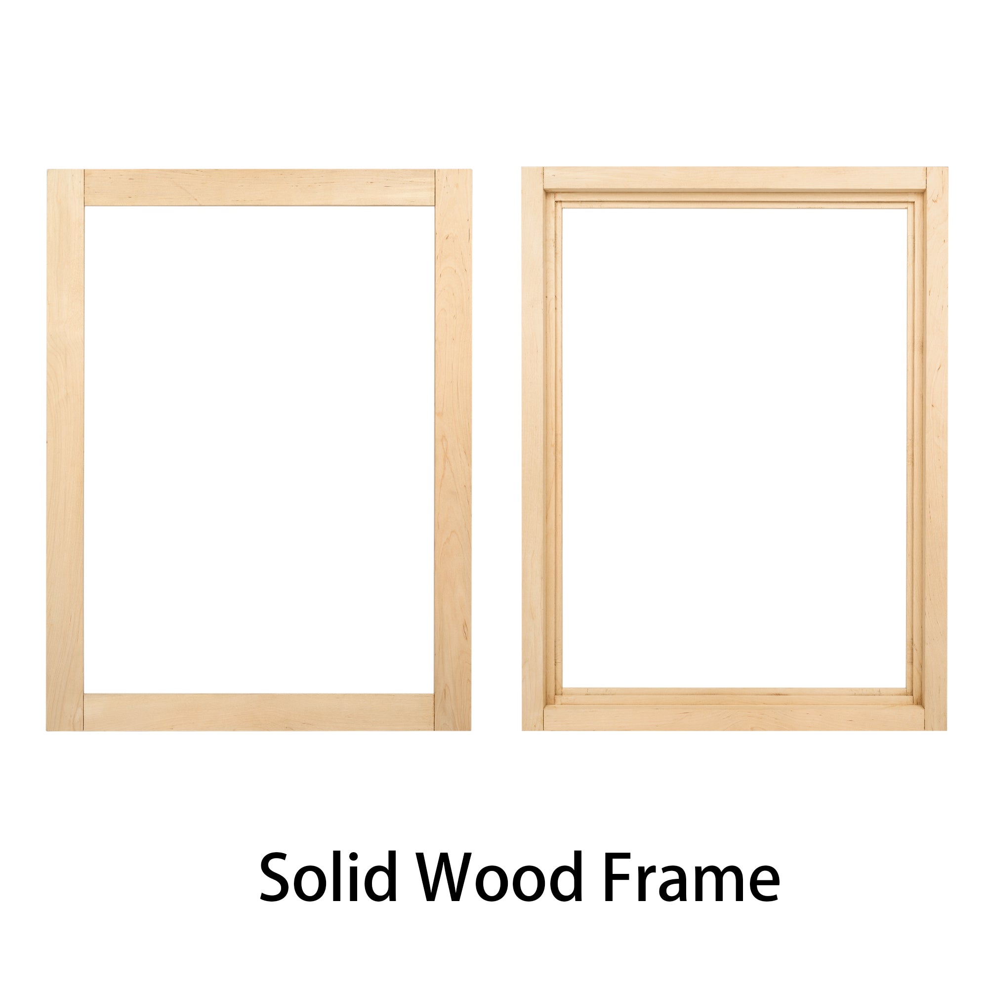 Wood Framed Bathroom Mirrors