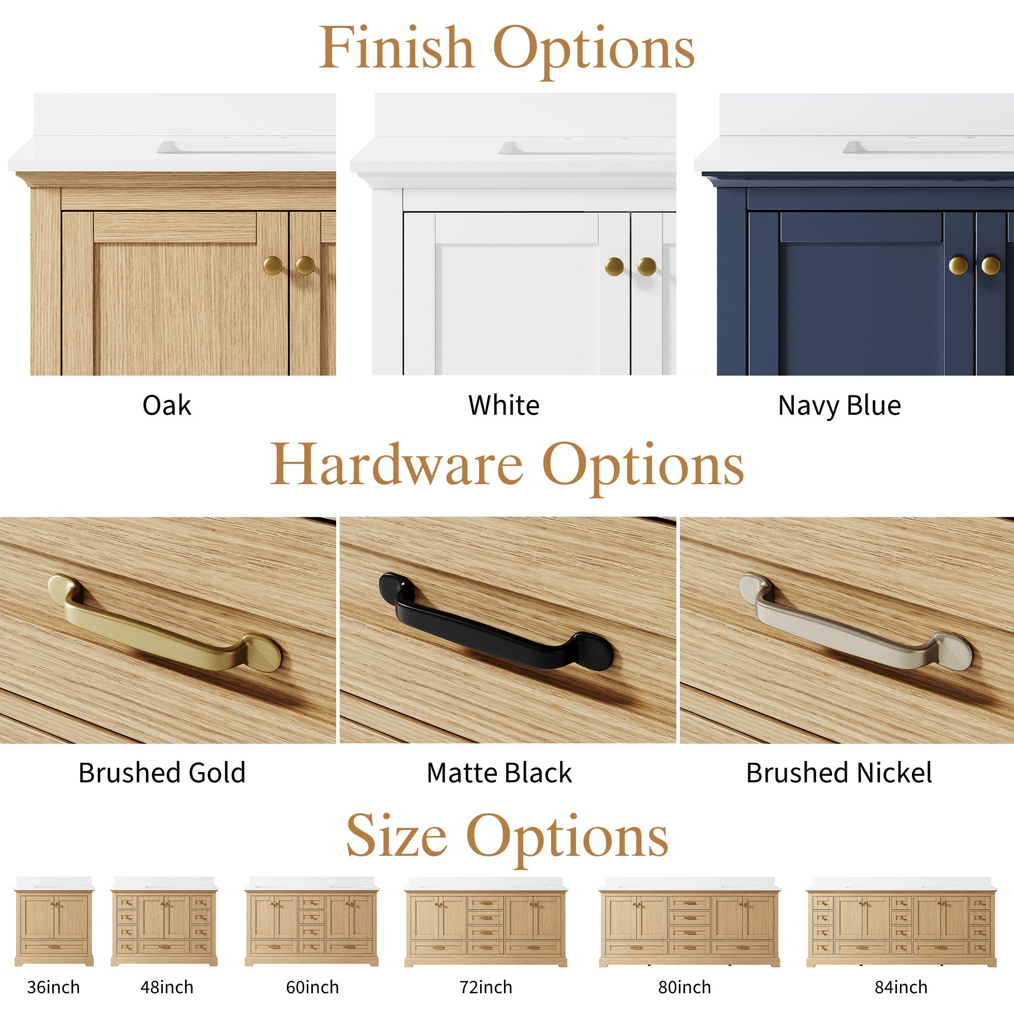 #Handle Color_Brushed Gold