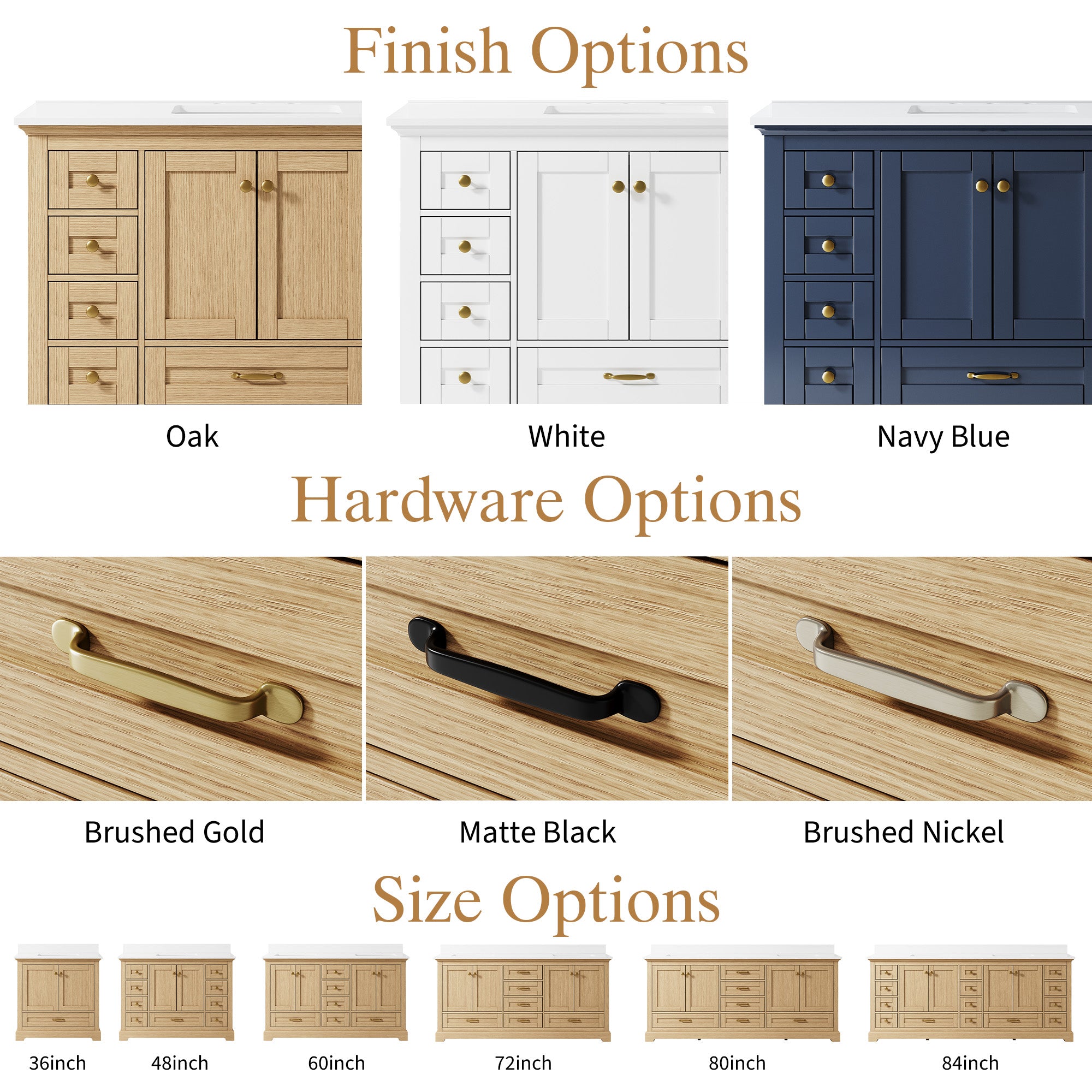 #Handle Color_Brushed Gold