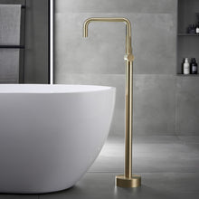 Floor Mounted Freestanding Clawfoot Tub Faucet With Handshower