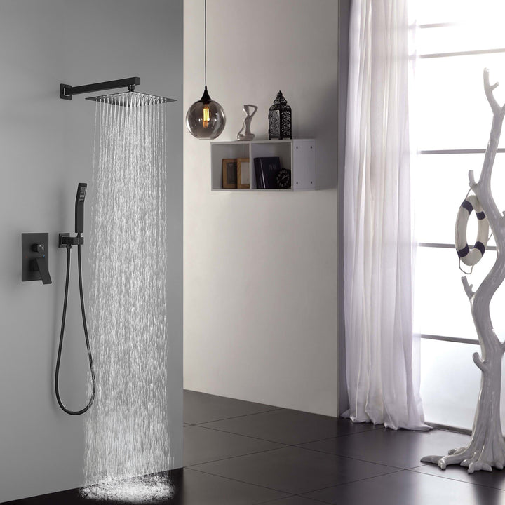 10-inch Shower Head Bathroom Luxury Rain Mixer Shower Complete Combo Set
