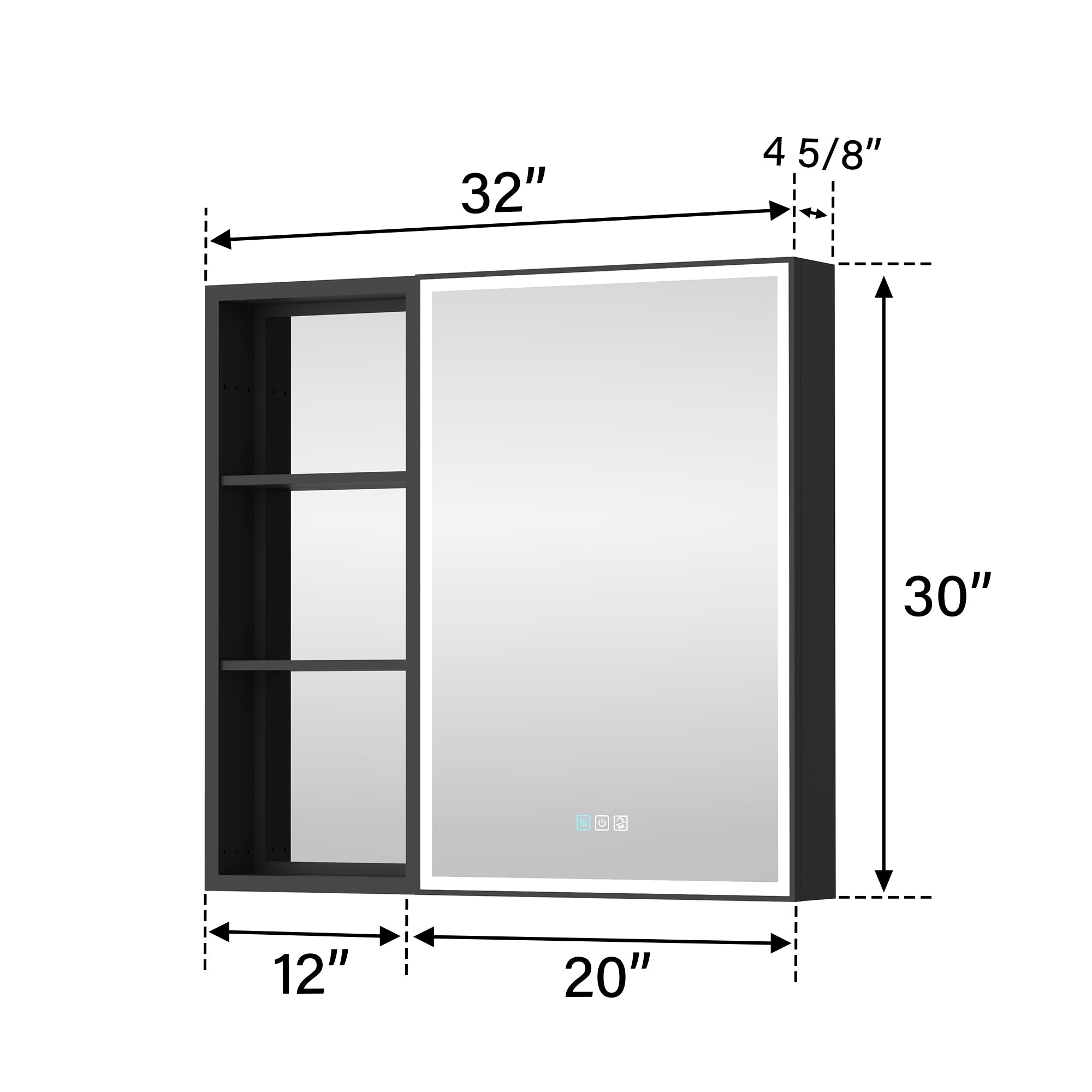 Lighted Medicine Cabinets