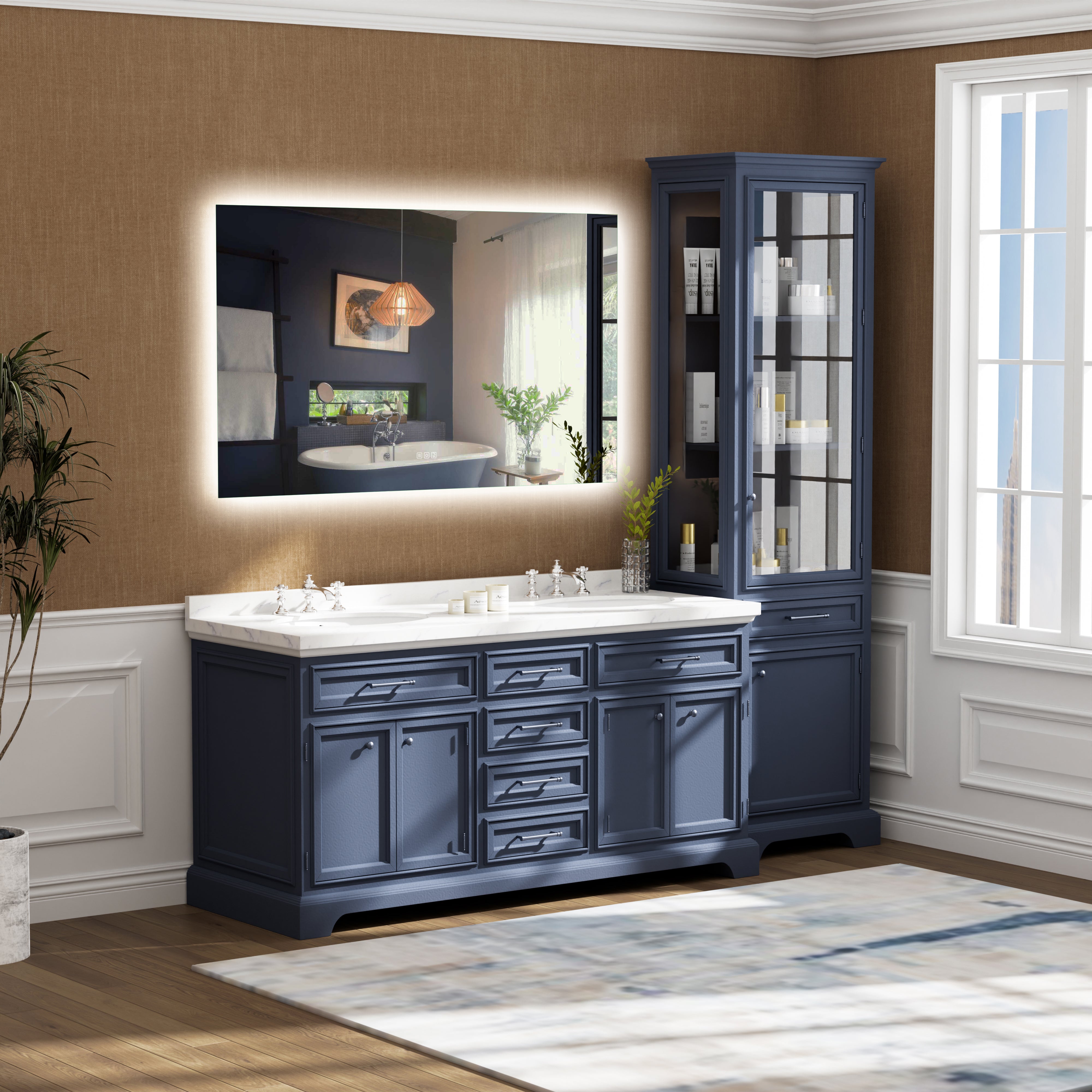 Large Bathroom Mirror