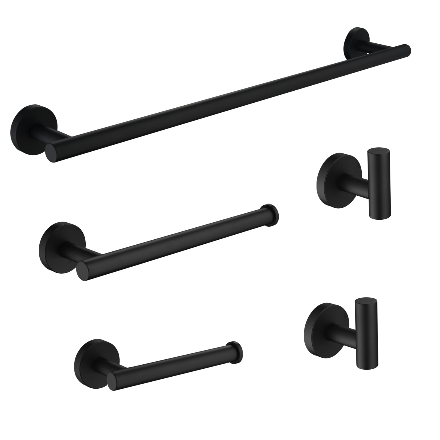 5-Piece Bathroom Hardware Set Towel Bar Set Bath Towel Holder Sets, SUS304 Stainless Steel