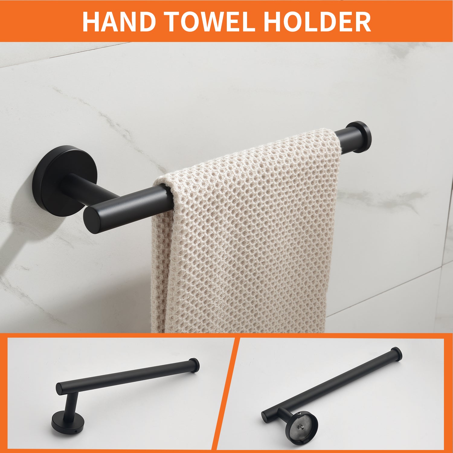 5-Piece Bathroom Hardware Set Towel Bar Set Bath Towel Holder Sets, SUS304 Stainless Steel