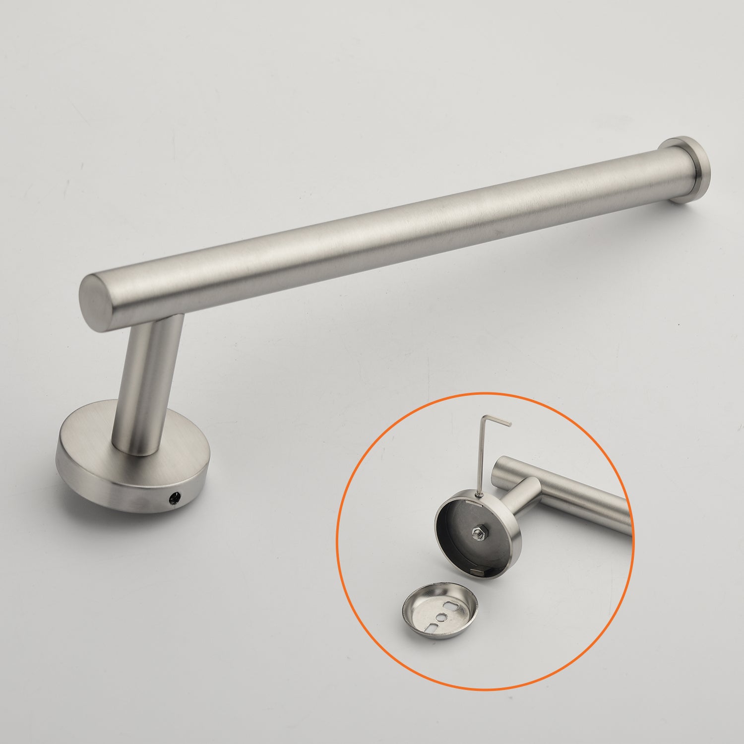 5-Piece Bathroom Hardware Set Towel Bar Set Bath Towel Holder Sets, SUS304 Stainless Steel