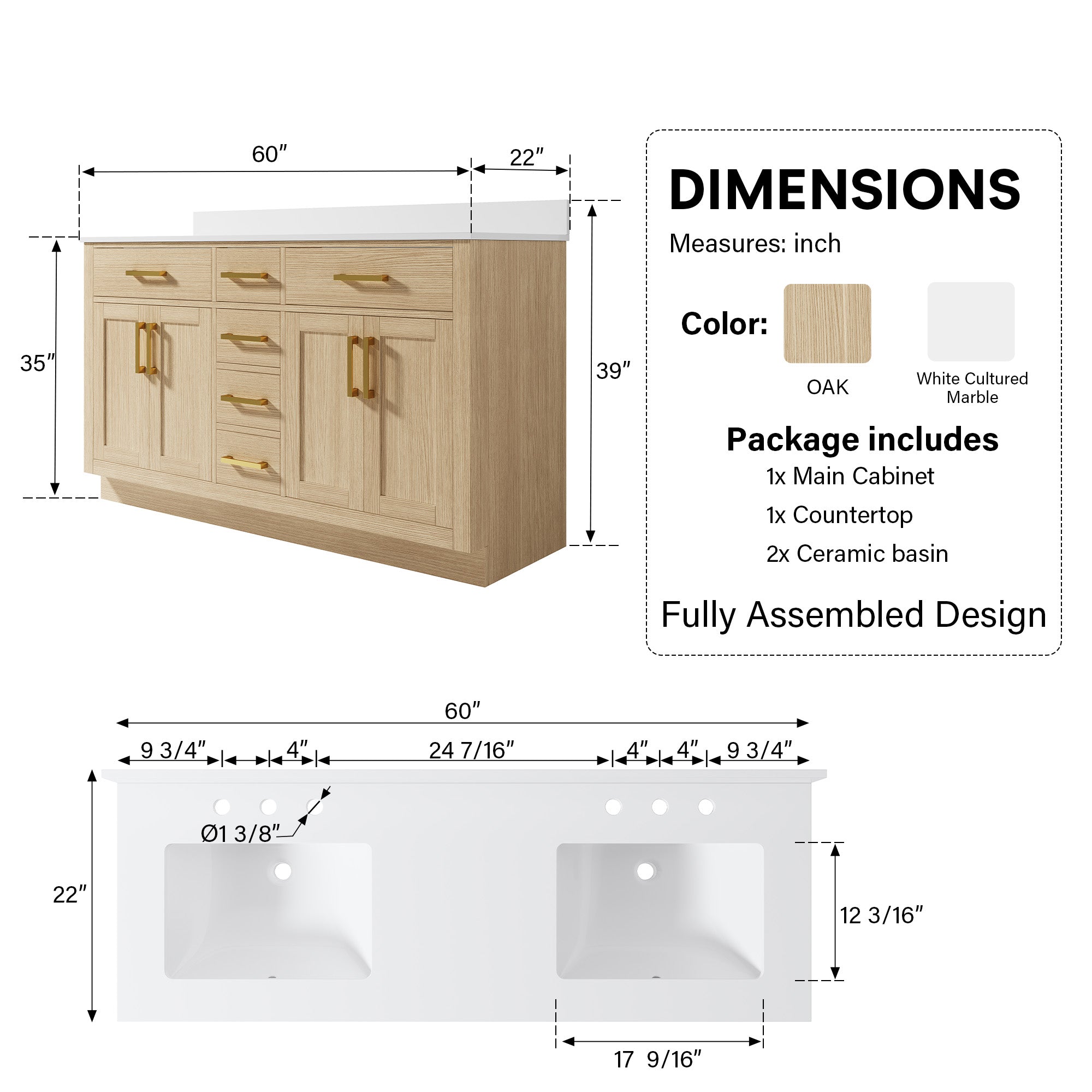 #Handle Color_Brushed Gold