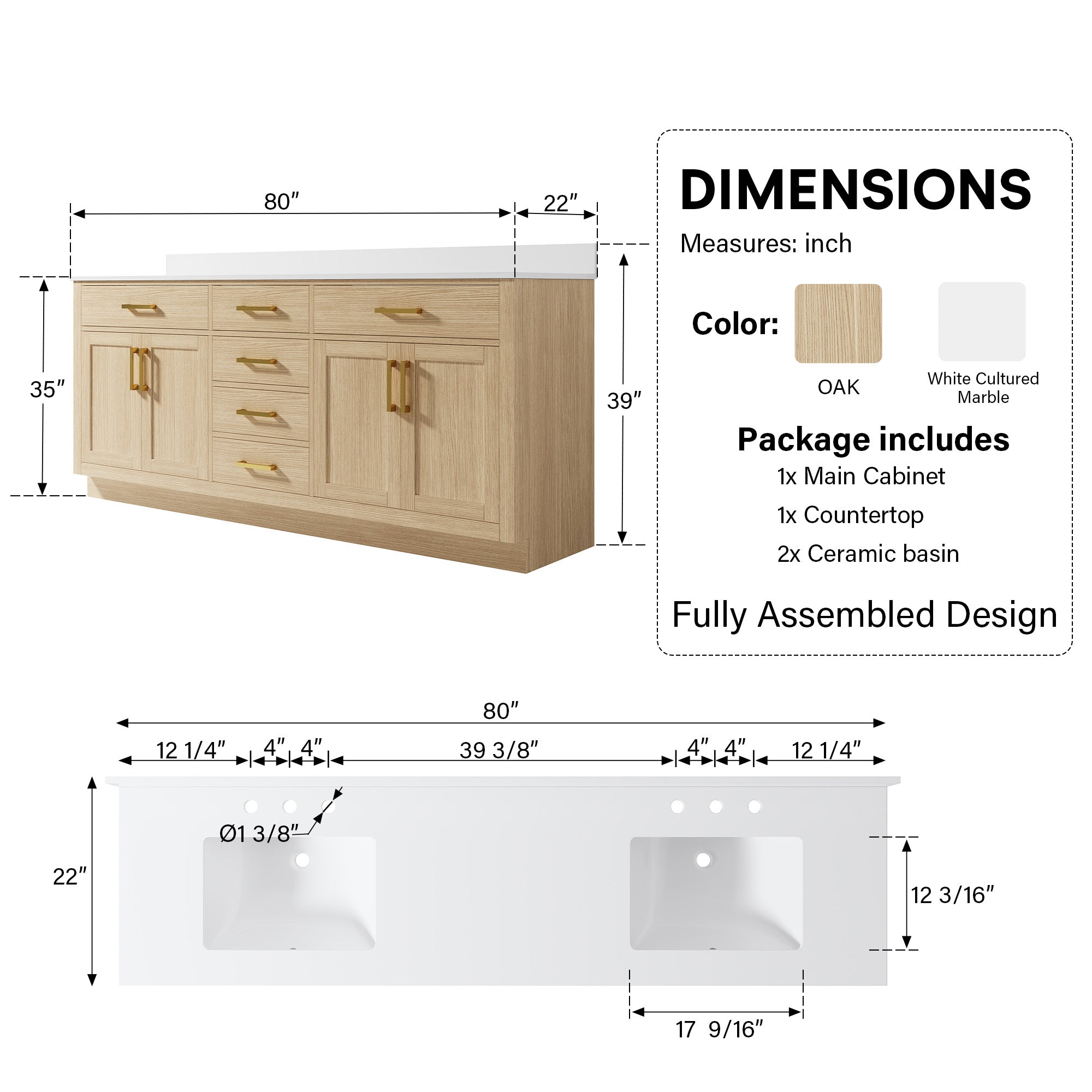 #Handle Color_Brushed Gold