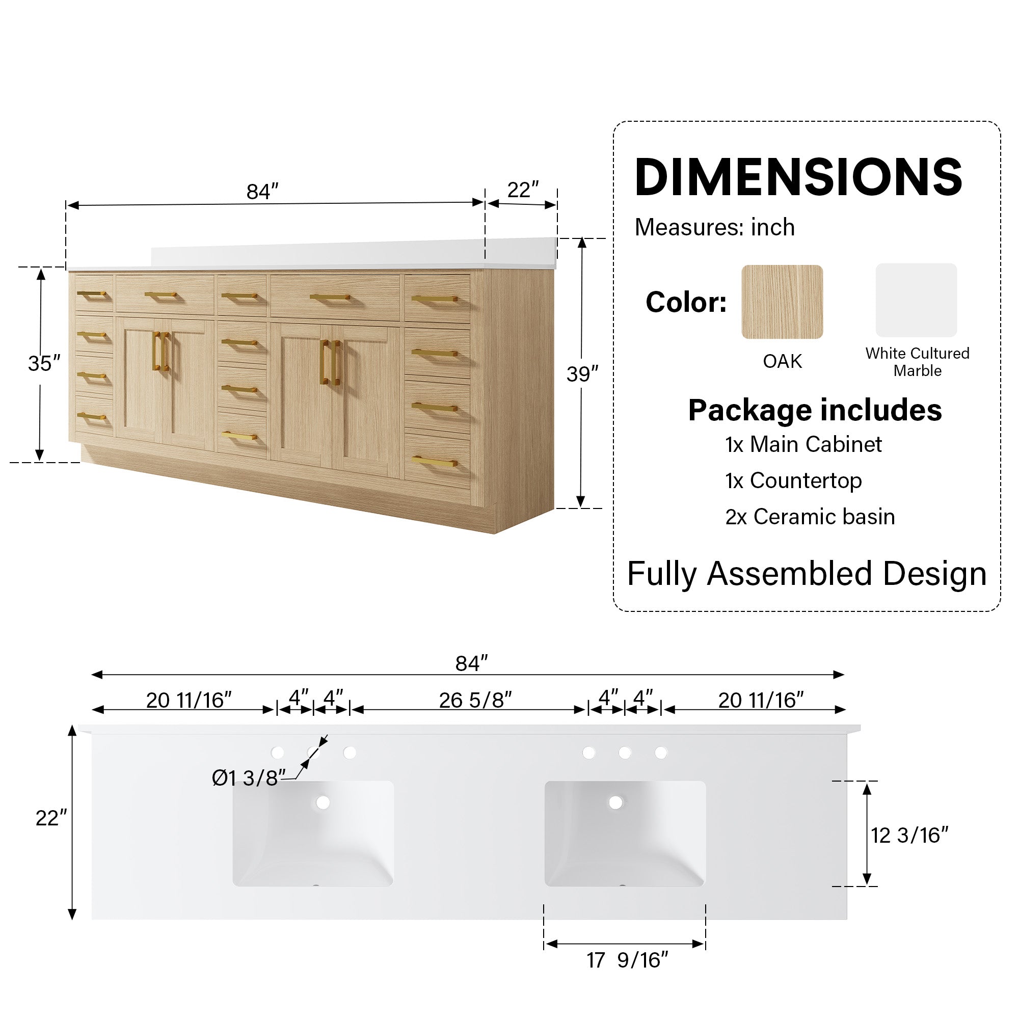 #Handle Color_Brushed Gold