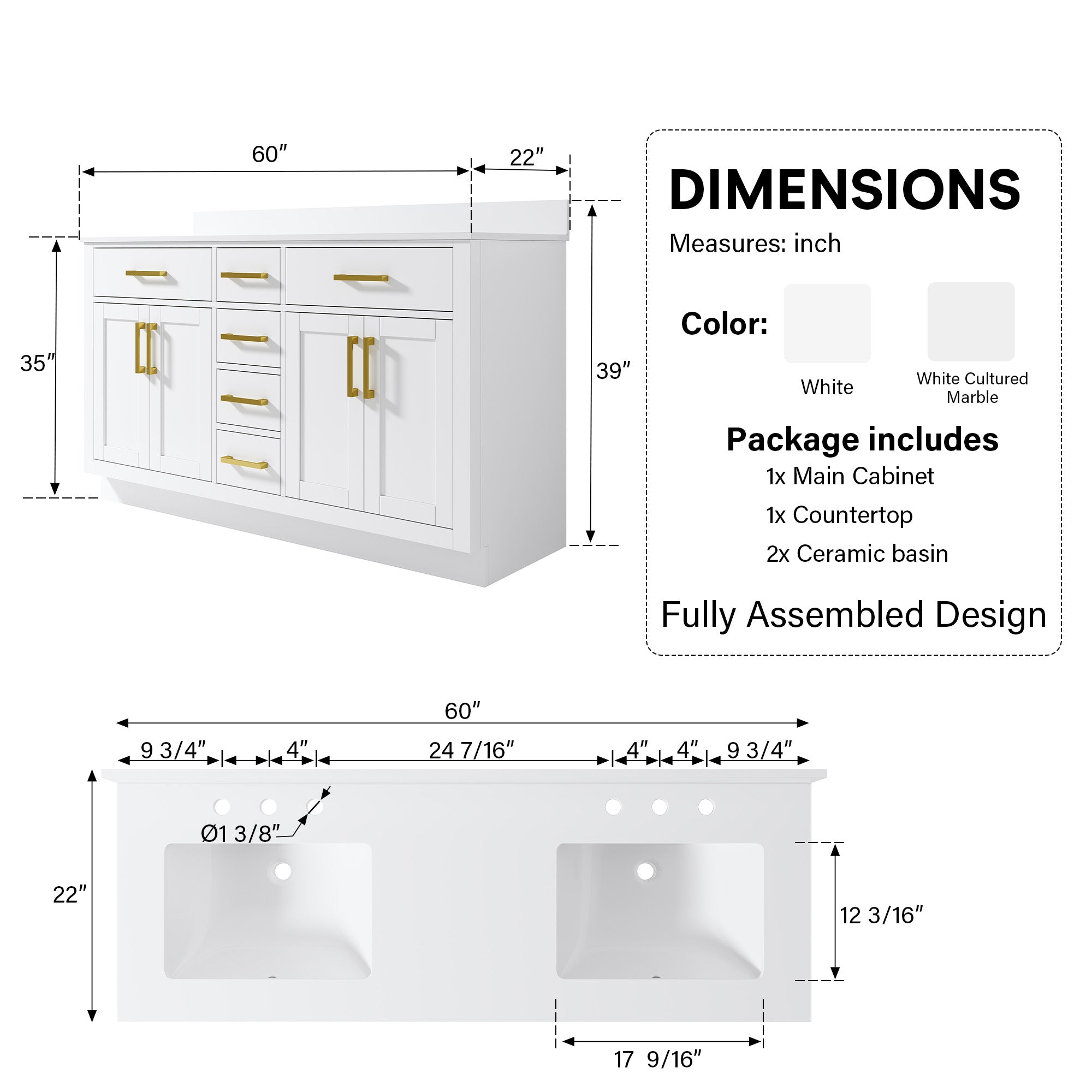 #Handle Color_Brushed Gold