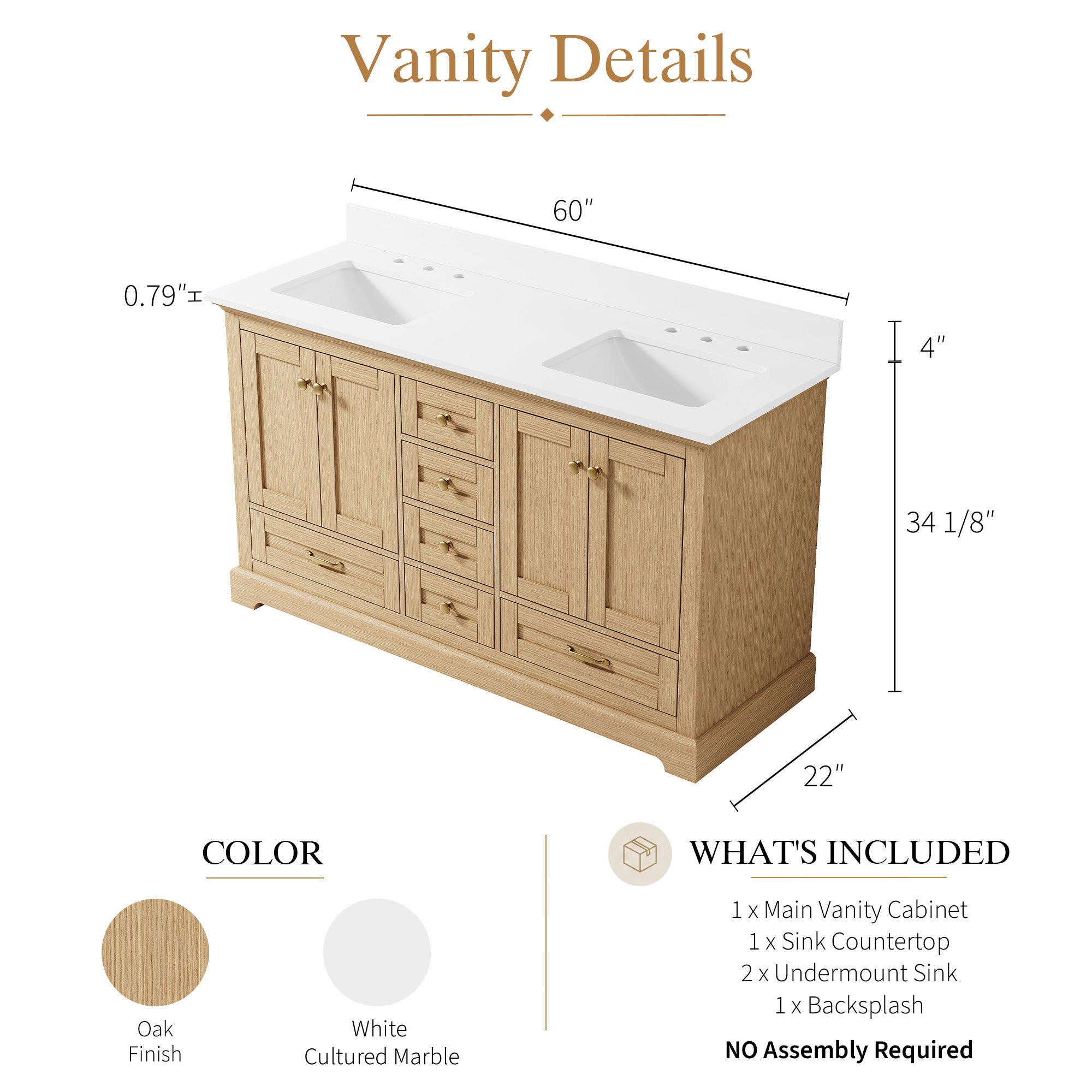 #Handle Color_Brushed Gold
