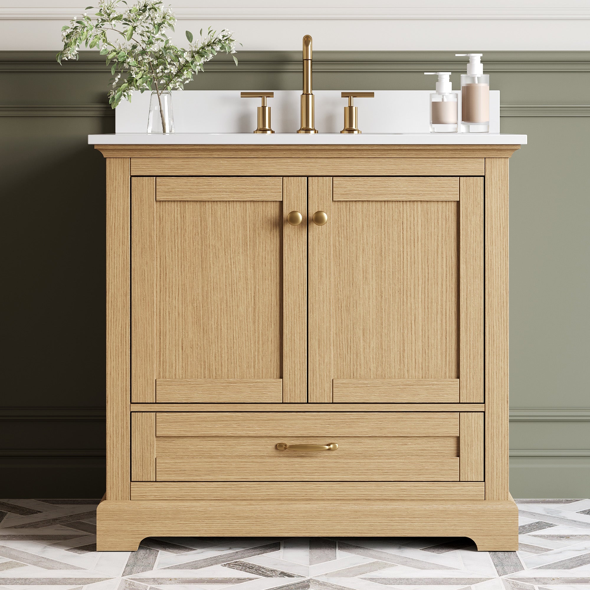 #Handle Color_Brushed Gold
