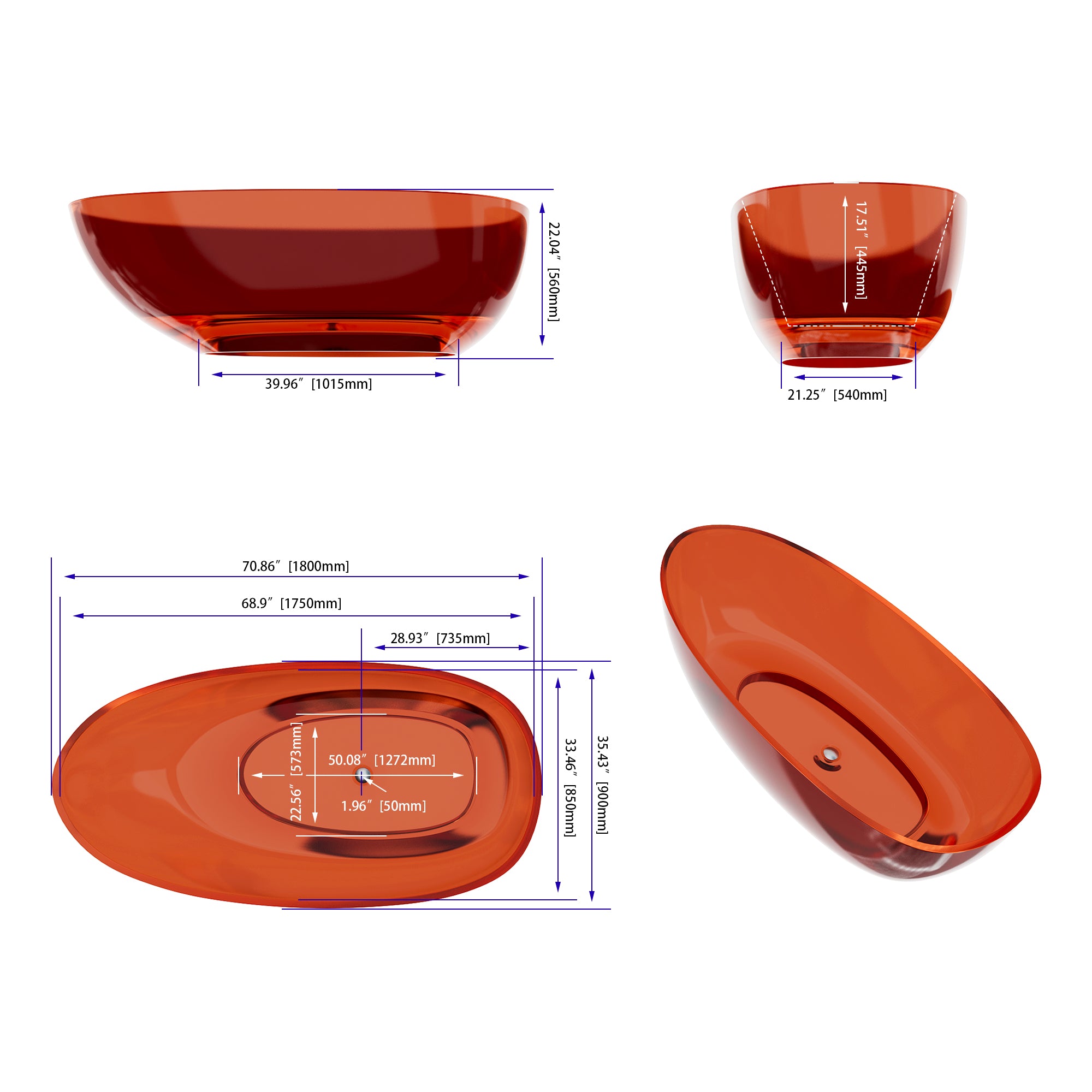 Free Standing Bathtub