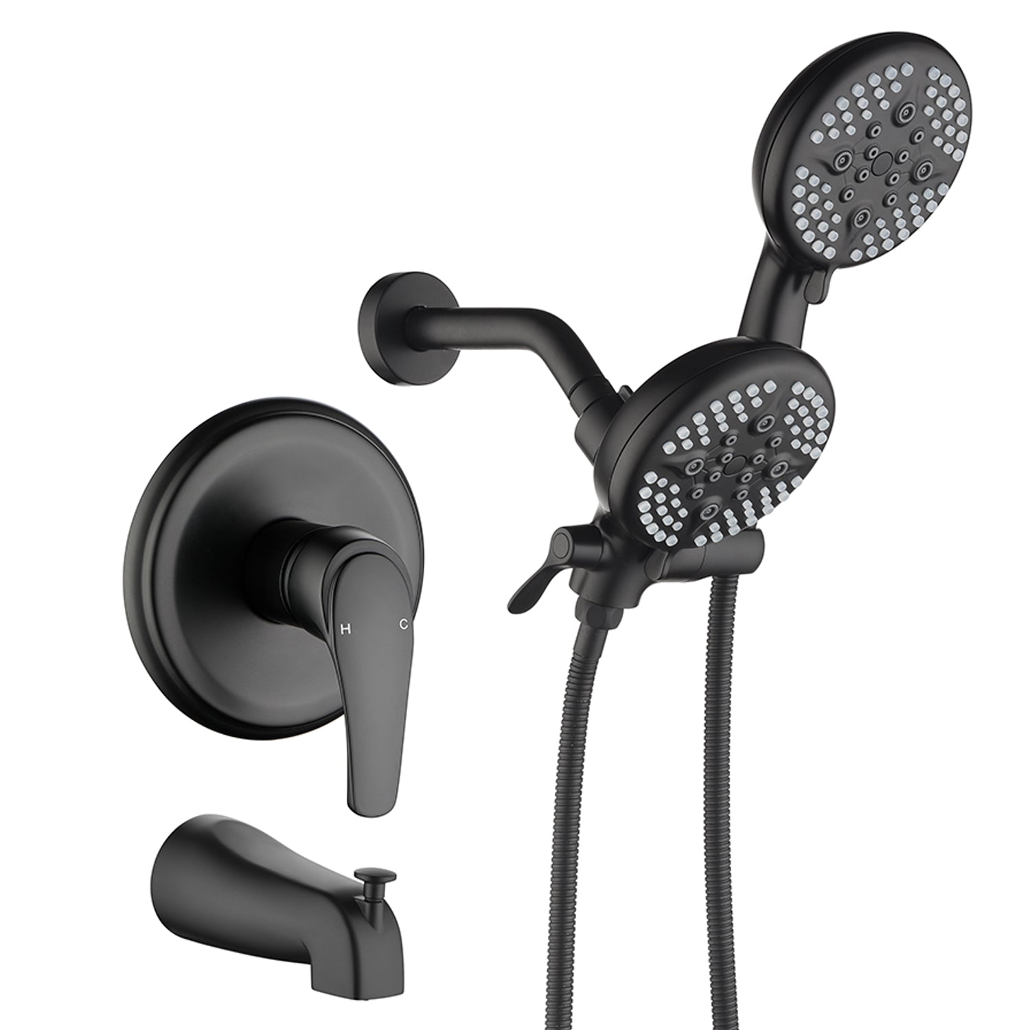 5-function Hand Shower and Bathtub Faucet