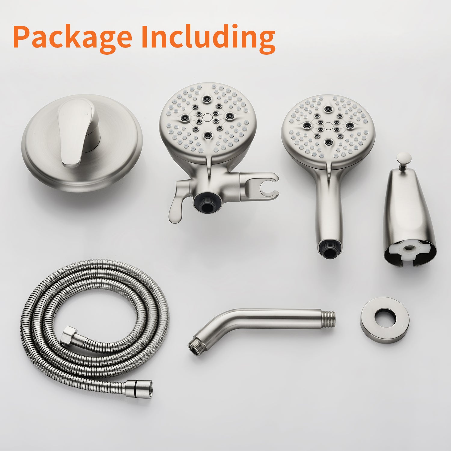 5 Spray Modes Rain Shower Head and Bathtub Faucet Set