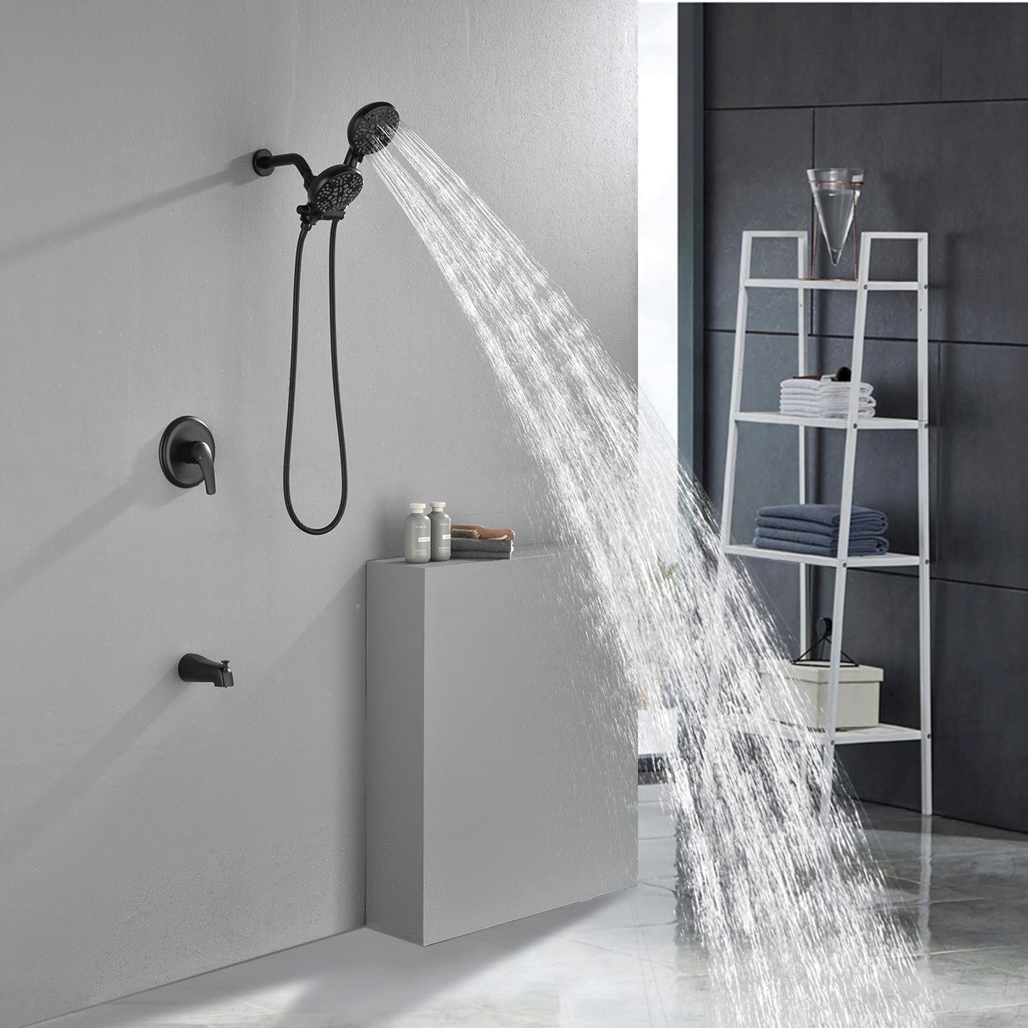 Pressure Balanced Tub and Shower Faucet with Rough-in Valve