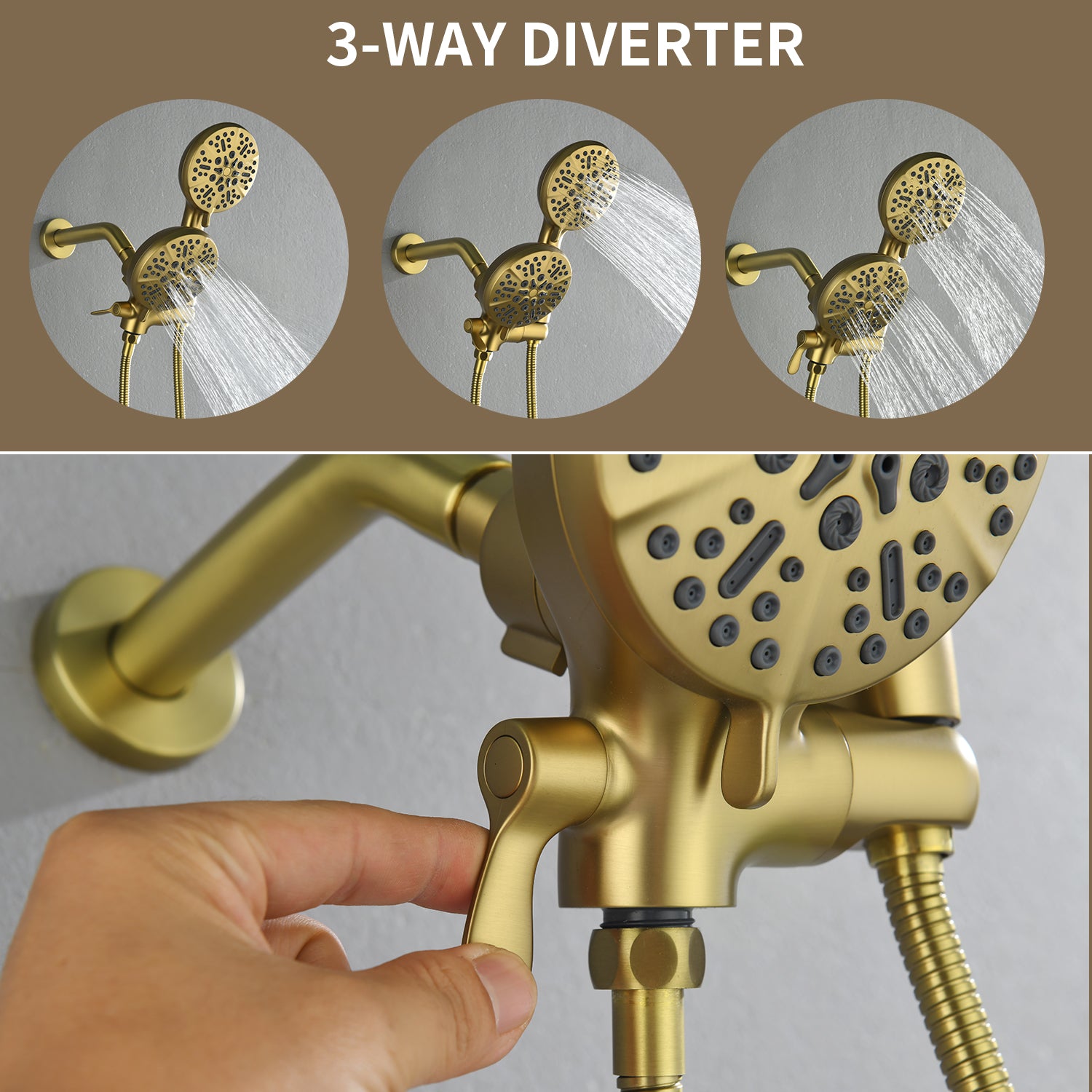 Pressure Balanced Tub and Shower Faucet with Rough-in Valve