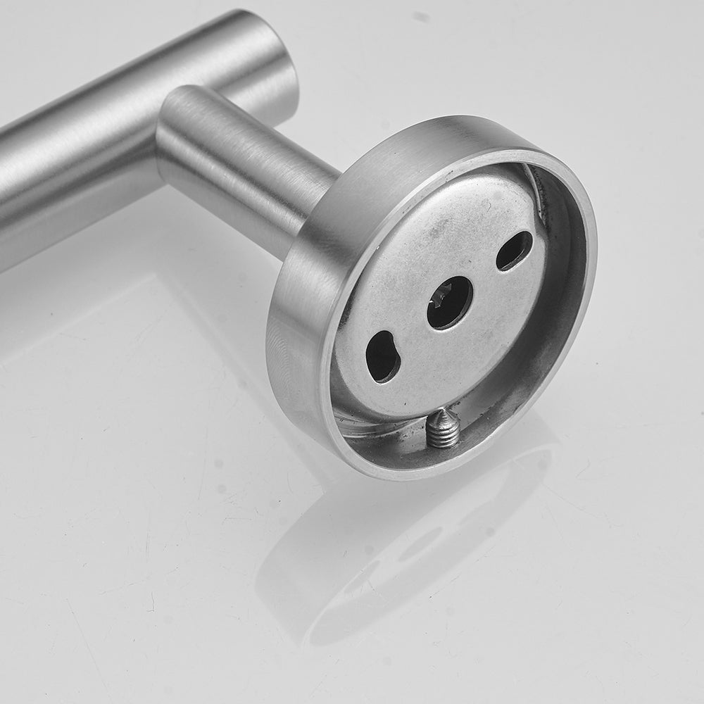 Minimalist 8-Piece Bathroom Accessories Set, Durable 304 Stainless Steel with Hidden Mount Design