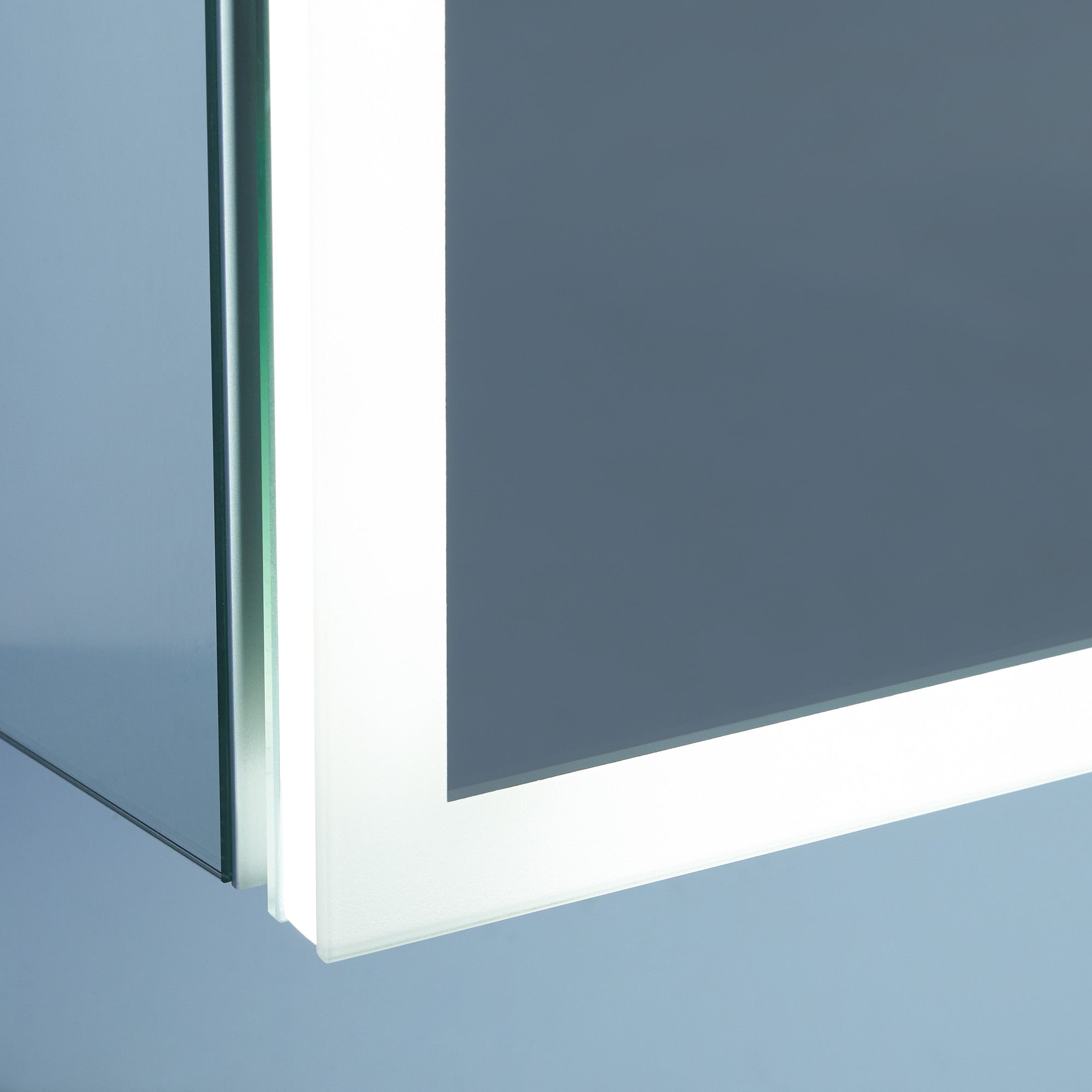 54 in. x 36 in. Recessed/Surface Mount LED Medicine Cabinet with 3X Magnifier Glass Mirror, Anti-Fog