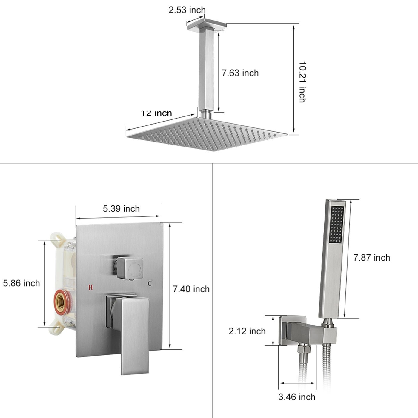 shower panel systems
