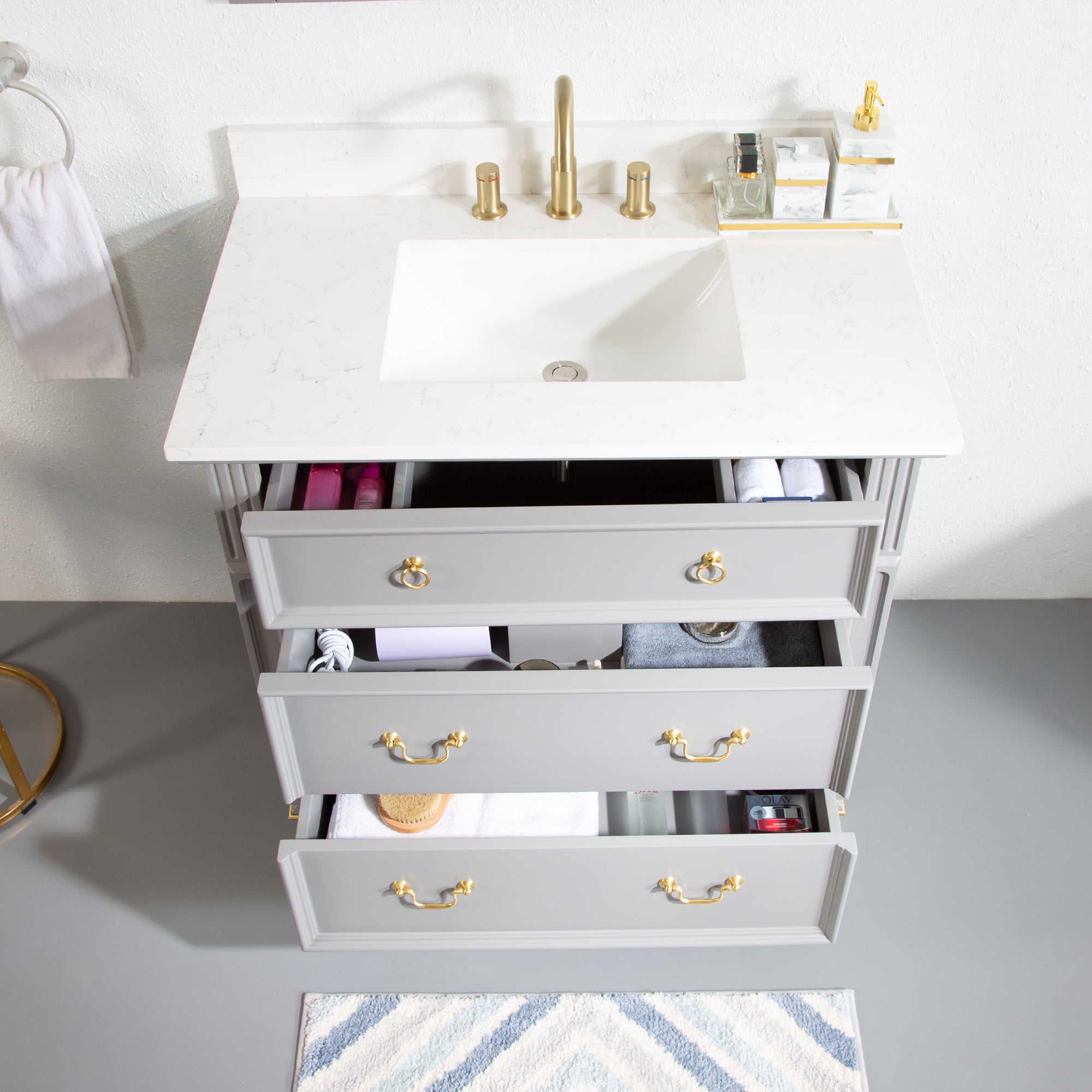 Quartz Bathroom Vanity Tops