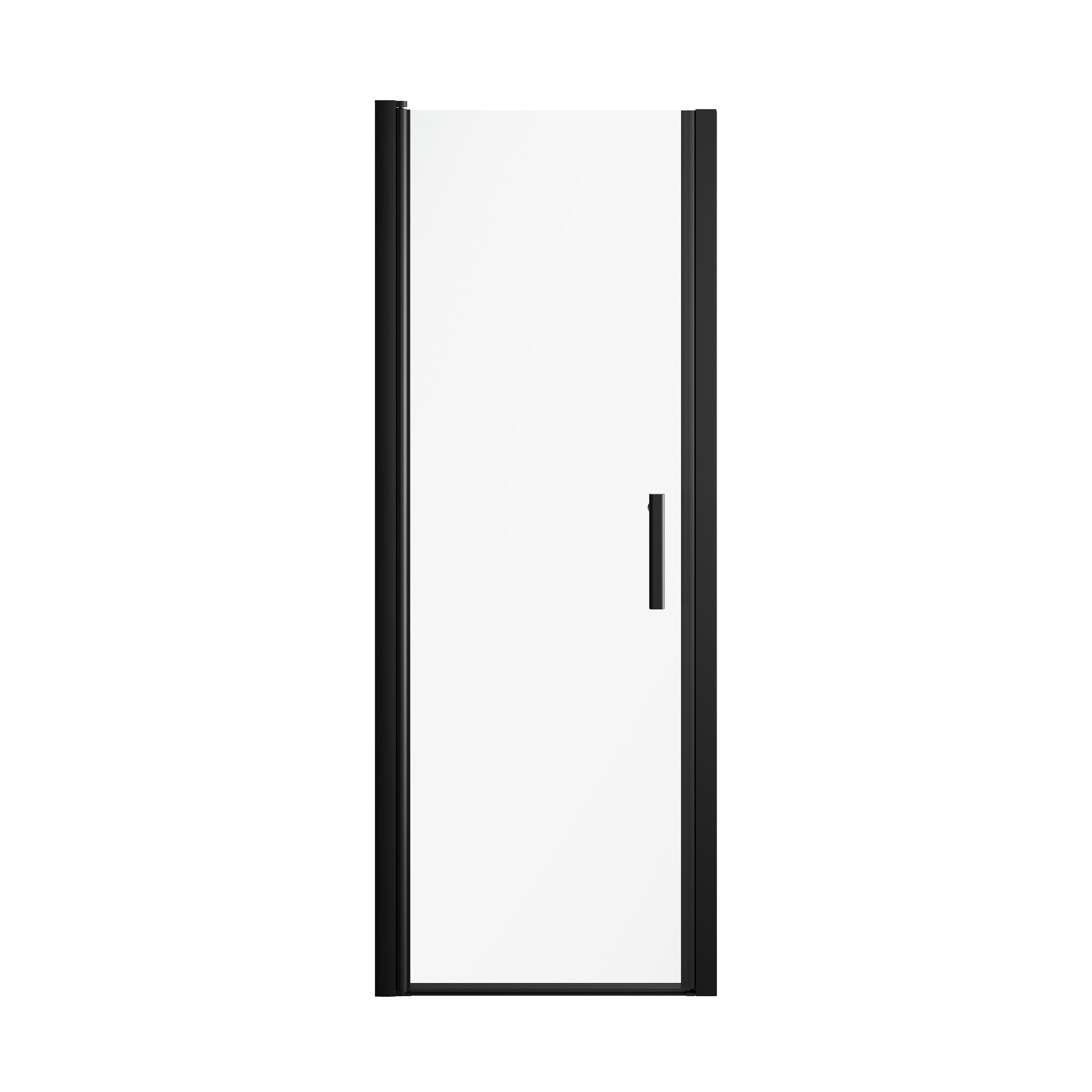 24-7/16”-26” x 68” Semi-Frameless Pivot Shower Door with 1/4 inch Tempered Glass
