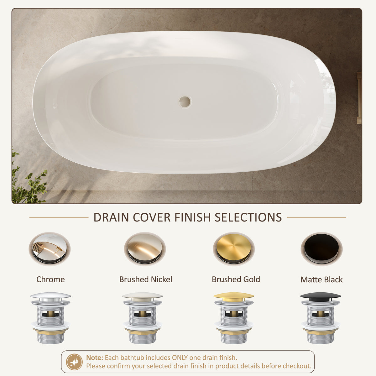 #Drain Finish_Brushed Nickel