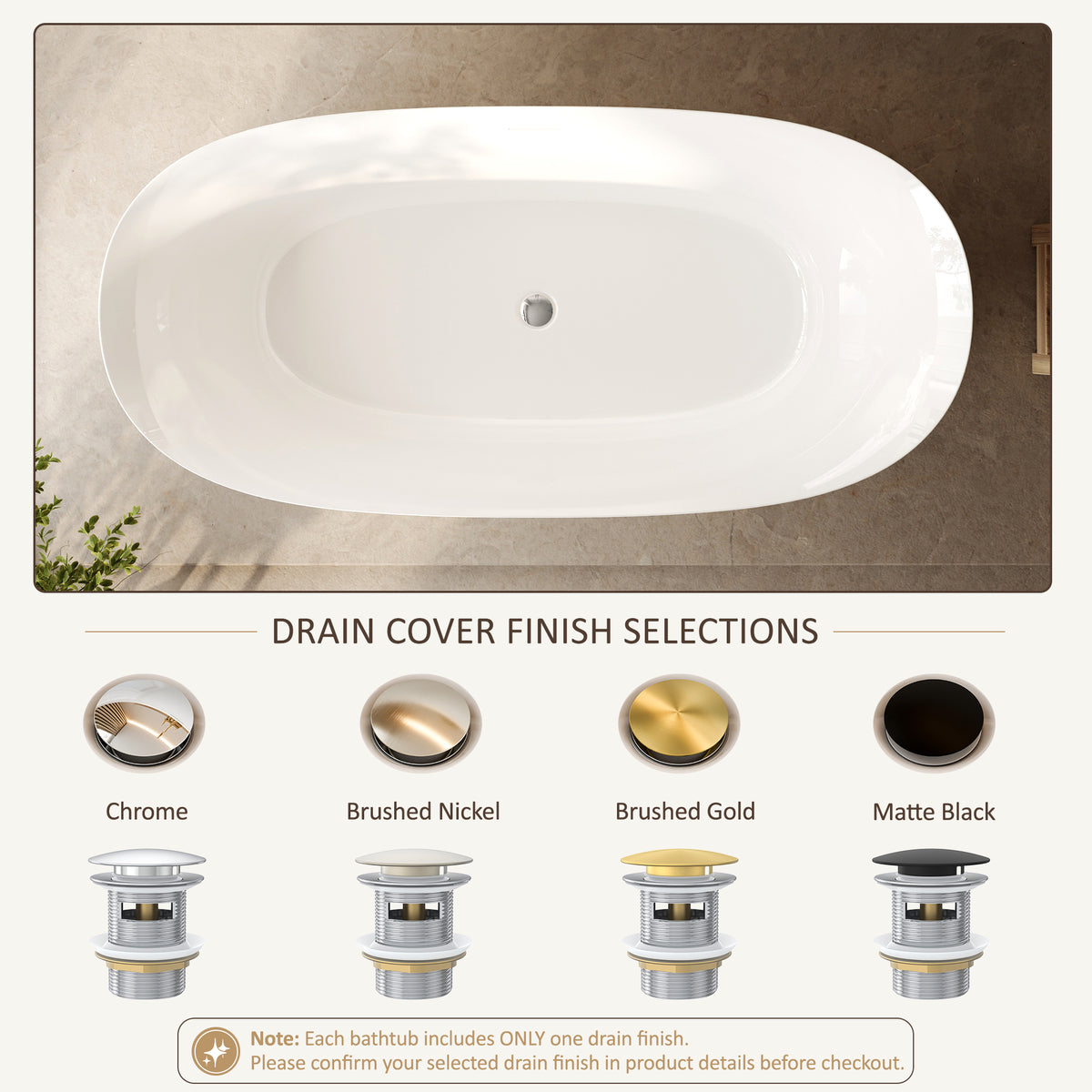 #Drain Finish_Chrome