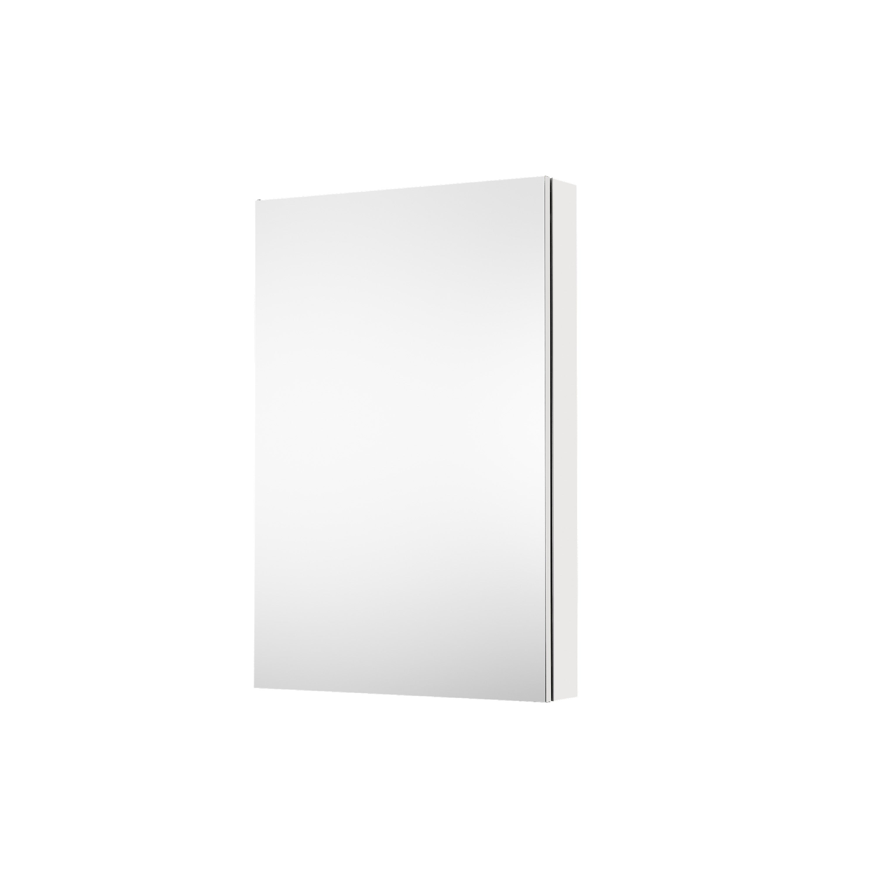 24 in. ×36 in. Copper-Free Tri-Views Mirror Medicine Cabinet, Recessed/Surface Mount and Left Swing Door
