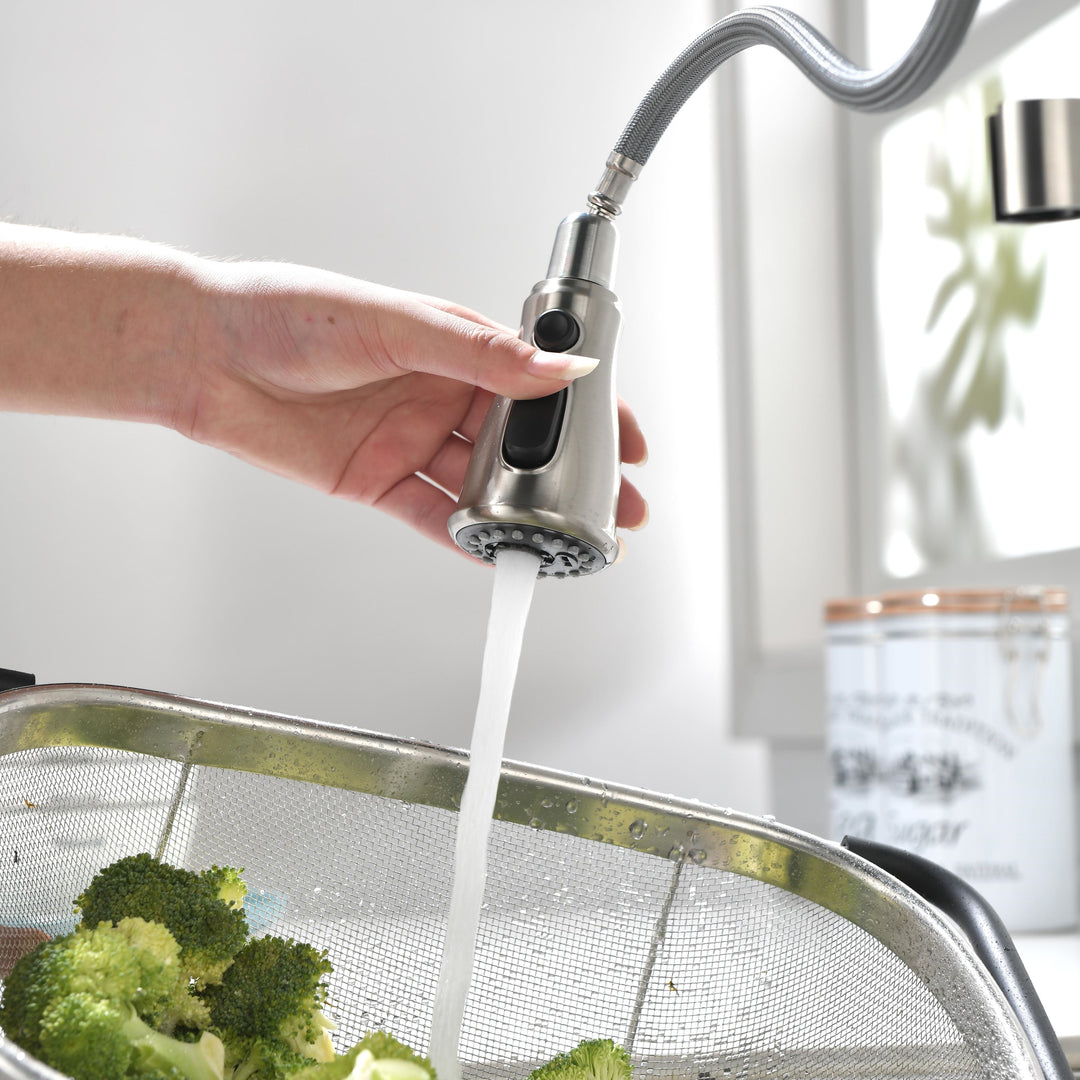 Pull-down Kitchen Faucet with Sprayer Function