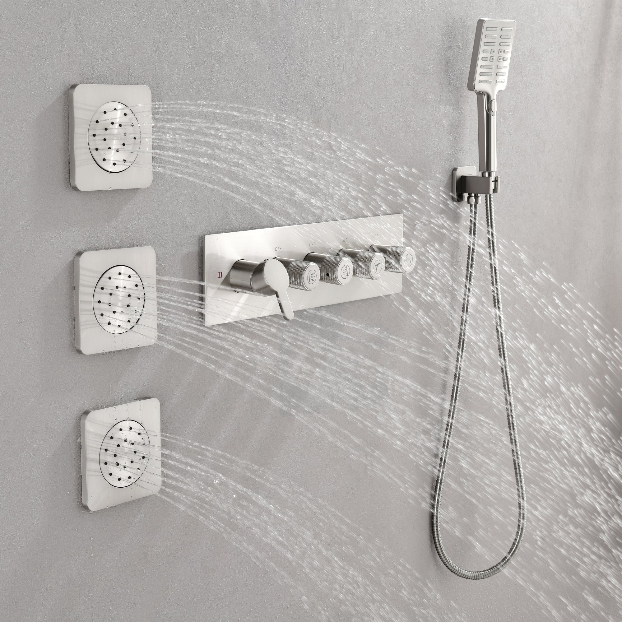 dual shower head system