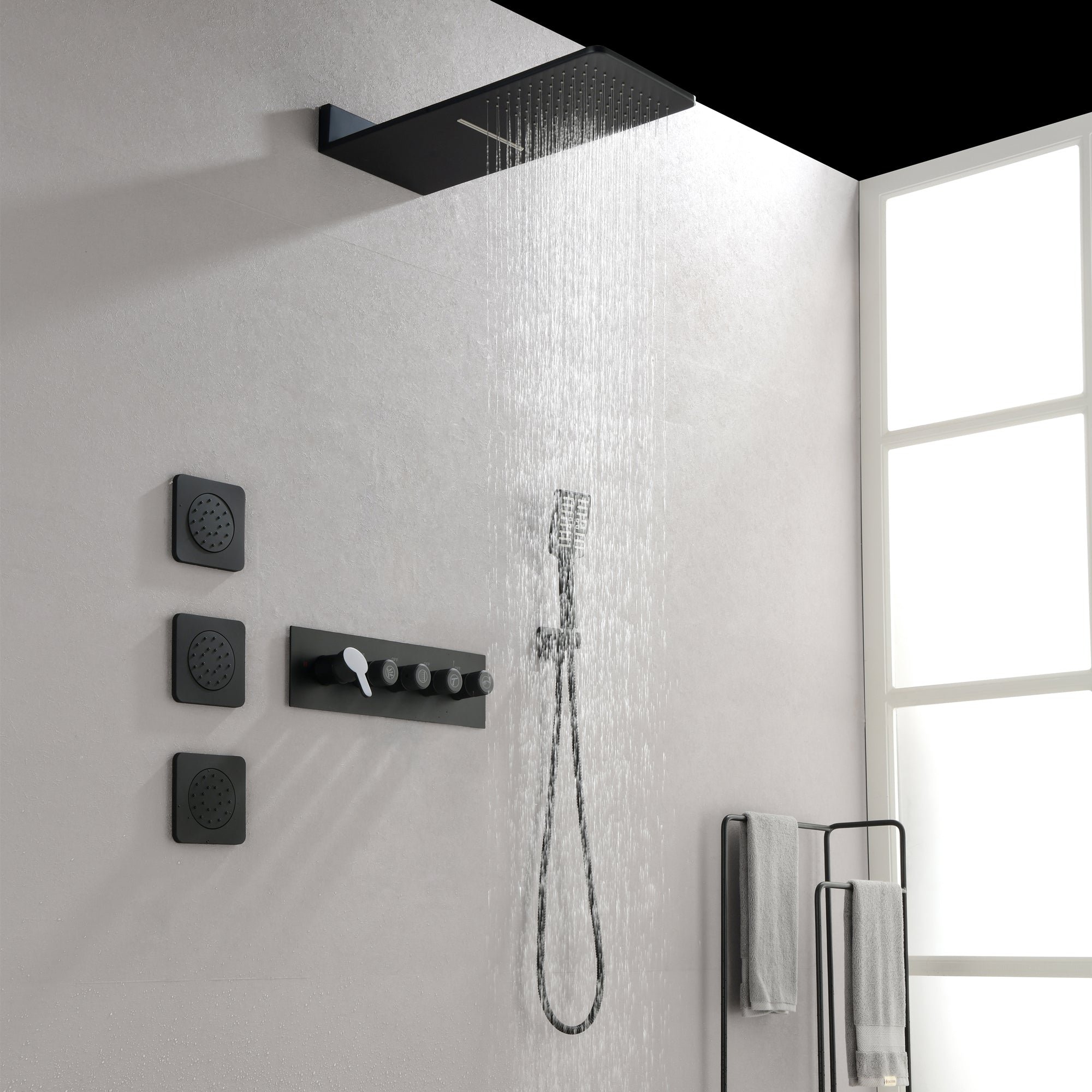 High-pressure shower system