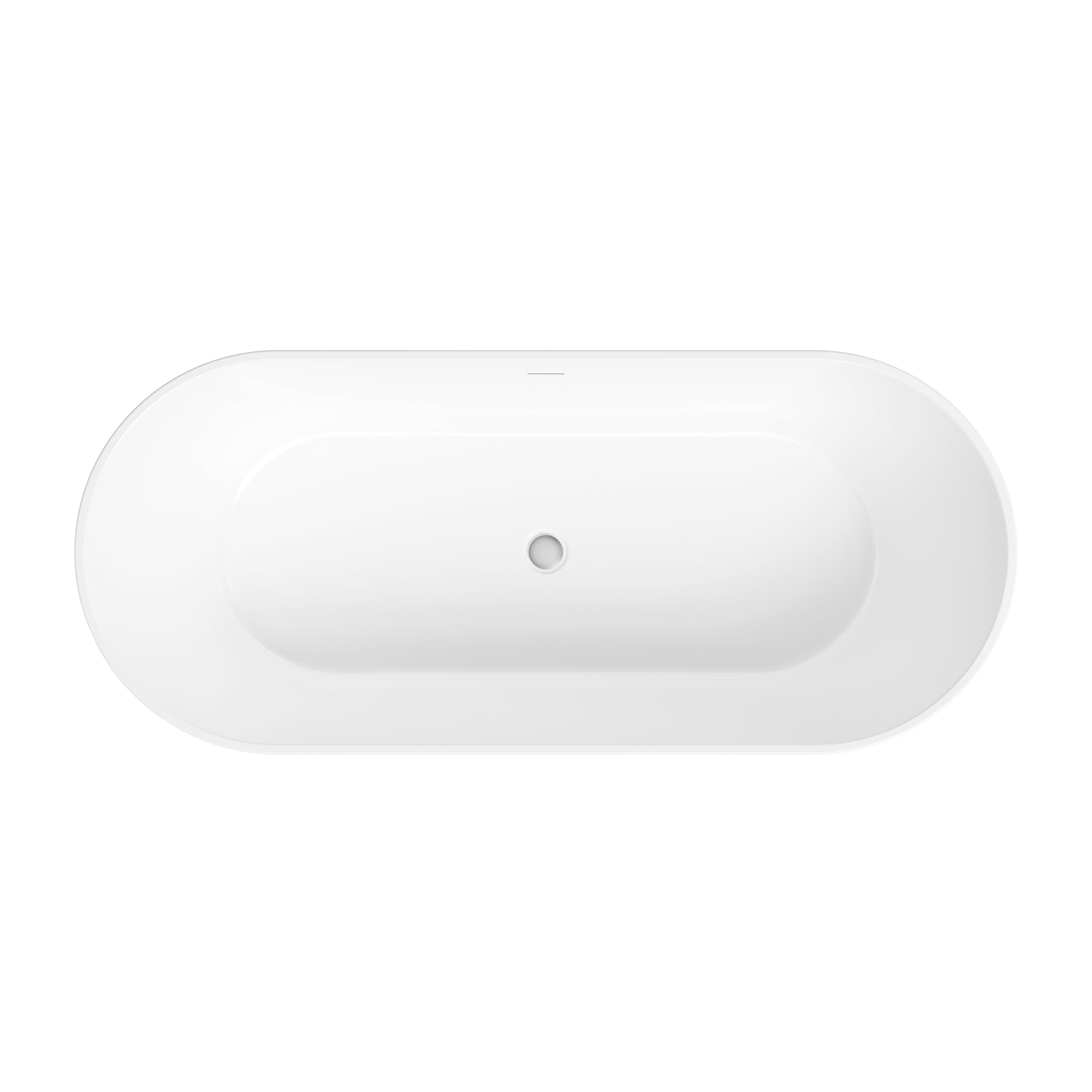 WhirlWell 67 Freestanding Acrylic Soaking Tub With Deck-Mounted Faucet & Hand Shower – Modern Rectangular Design, Central Drain WhirlWell 67 Freestanding Acrylic Soaking Tub With Deck-Mounted Faucet & Hand Shower – Modern Rectangular Design, Central Drain