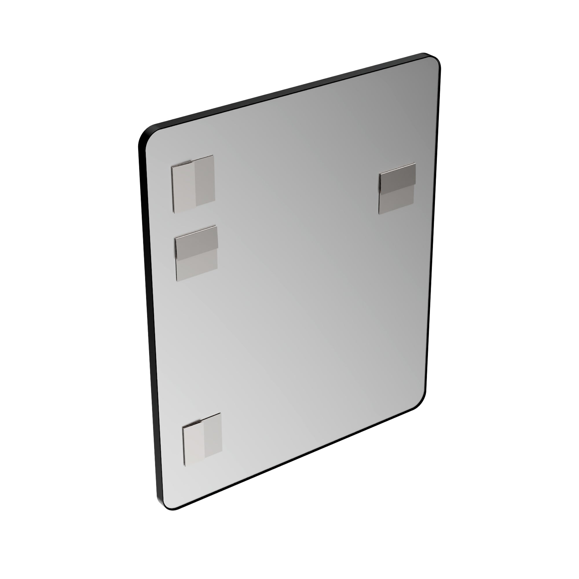30 in. W x 36 in. H Black Bathroom Wall Mirror, Minimalist Aluminum Framed Vanity Mirror (Vertical/Horizontal)