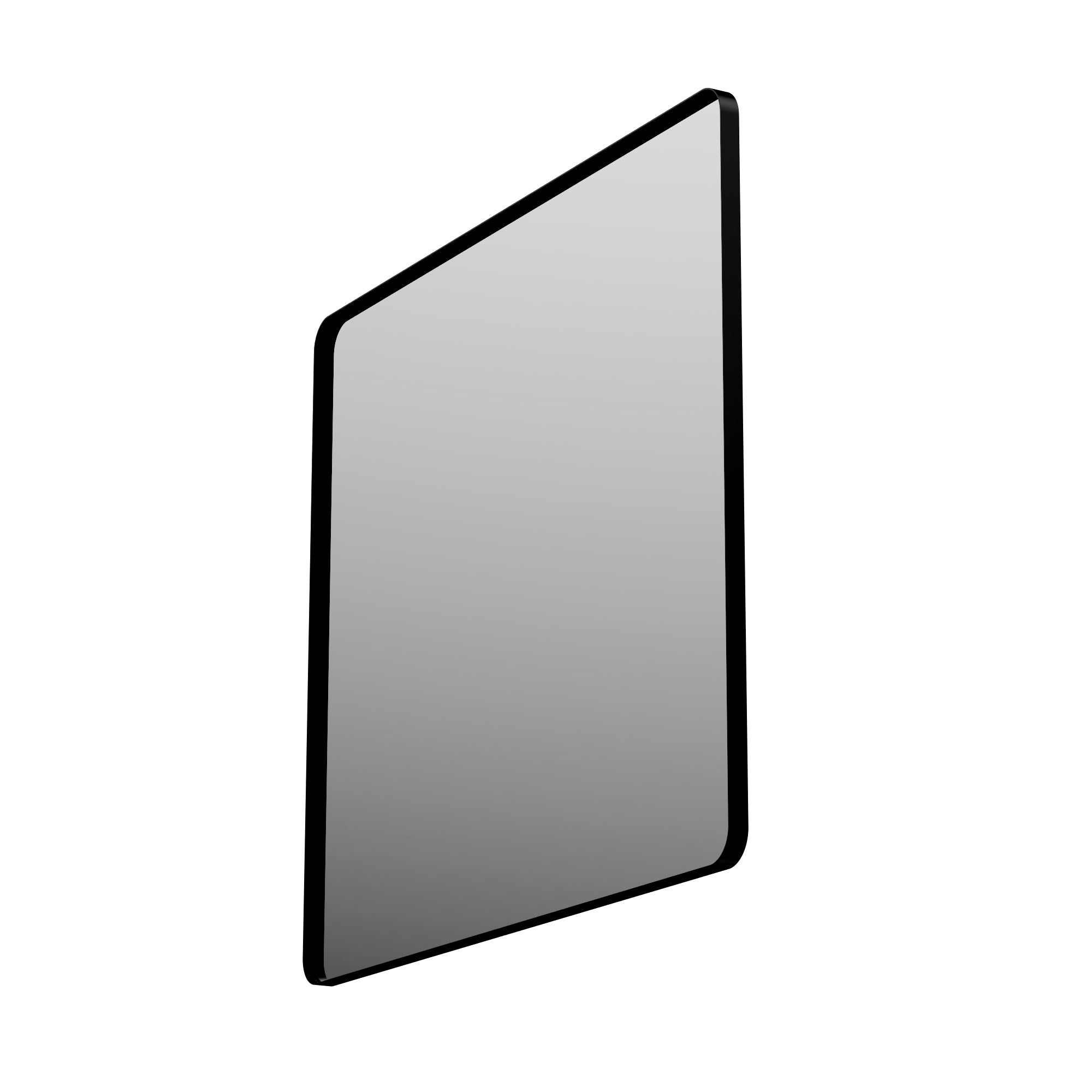 40 in. W x 30 in. H Black Bathroom Wall Mirror, Minimalist Aluminum Framed Vanity Mirror (Vertical/Horizontal)