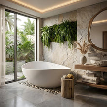 63" Stone Resin Solid Surface Matte Flatbottom Freestanding Bathtub in White