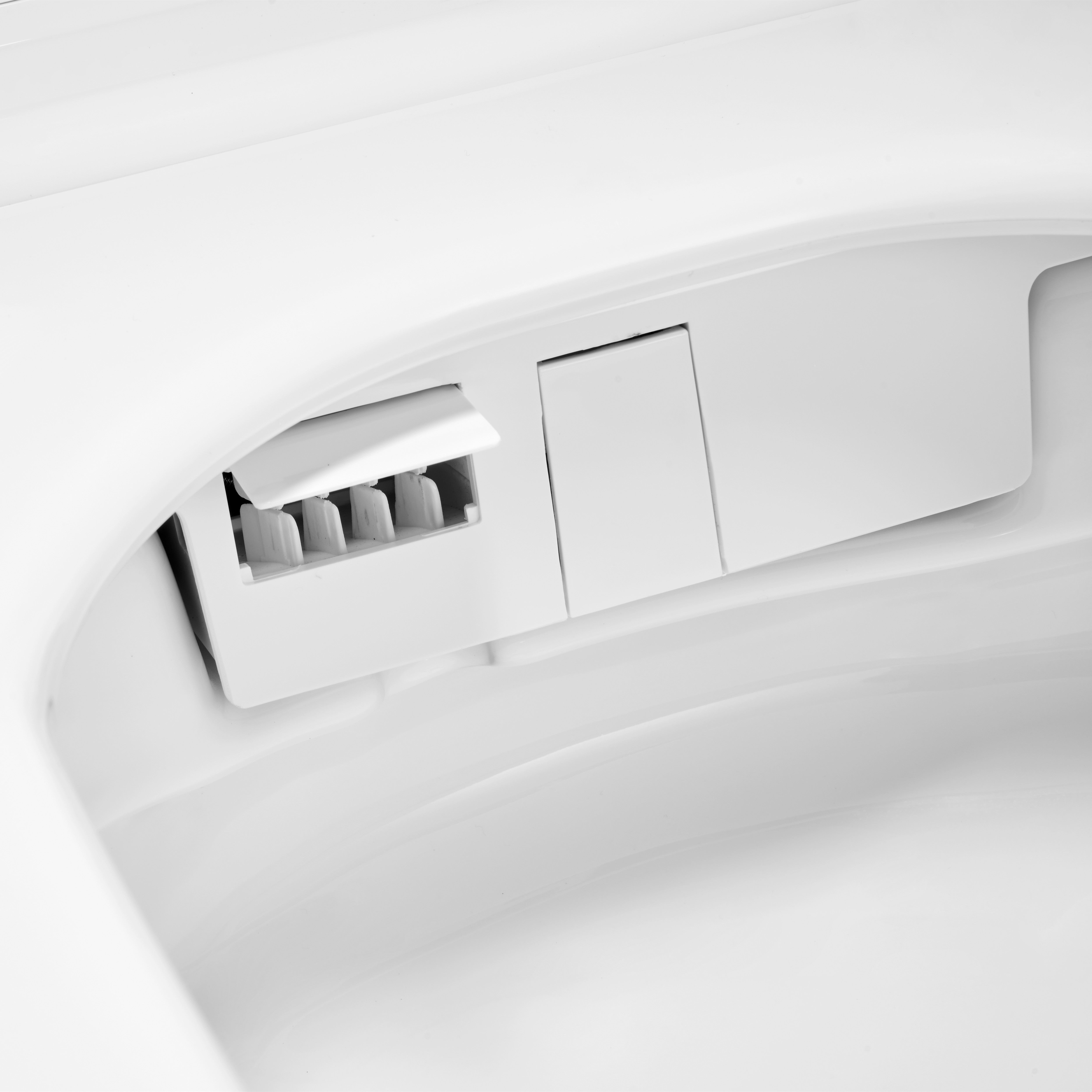 Luxury Smart Toilet with Auto Open Lid, Heated Seat, Self-Cleaning Dual Spray & Ambient lighting