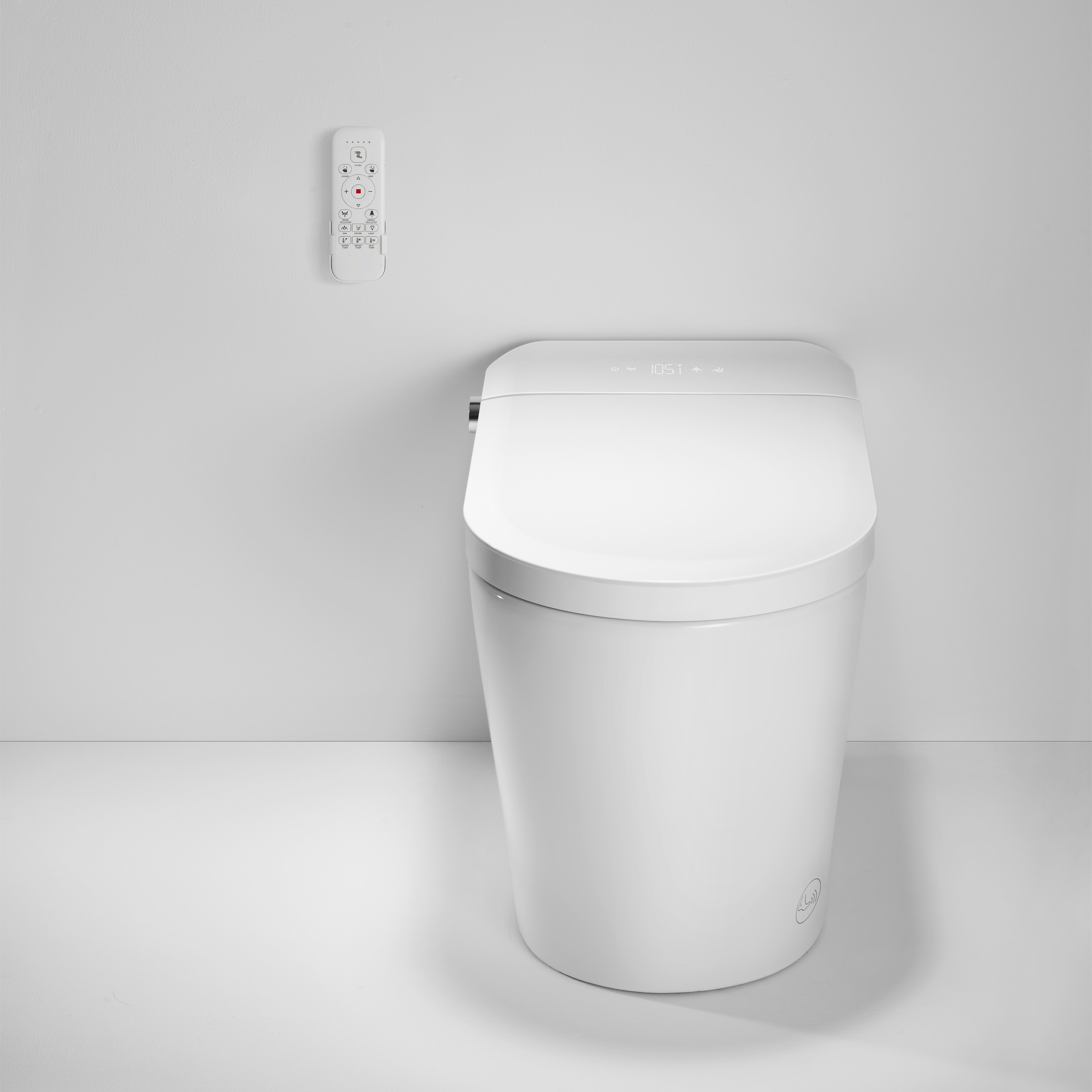 Luxury Smart Toilet with Auto Open Lid, Heated Seat, Self-Cleaning Dual Spray & Ambient lighting