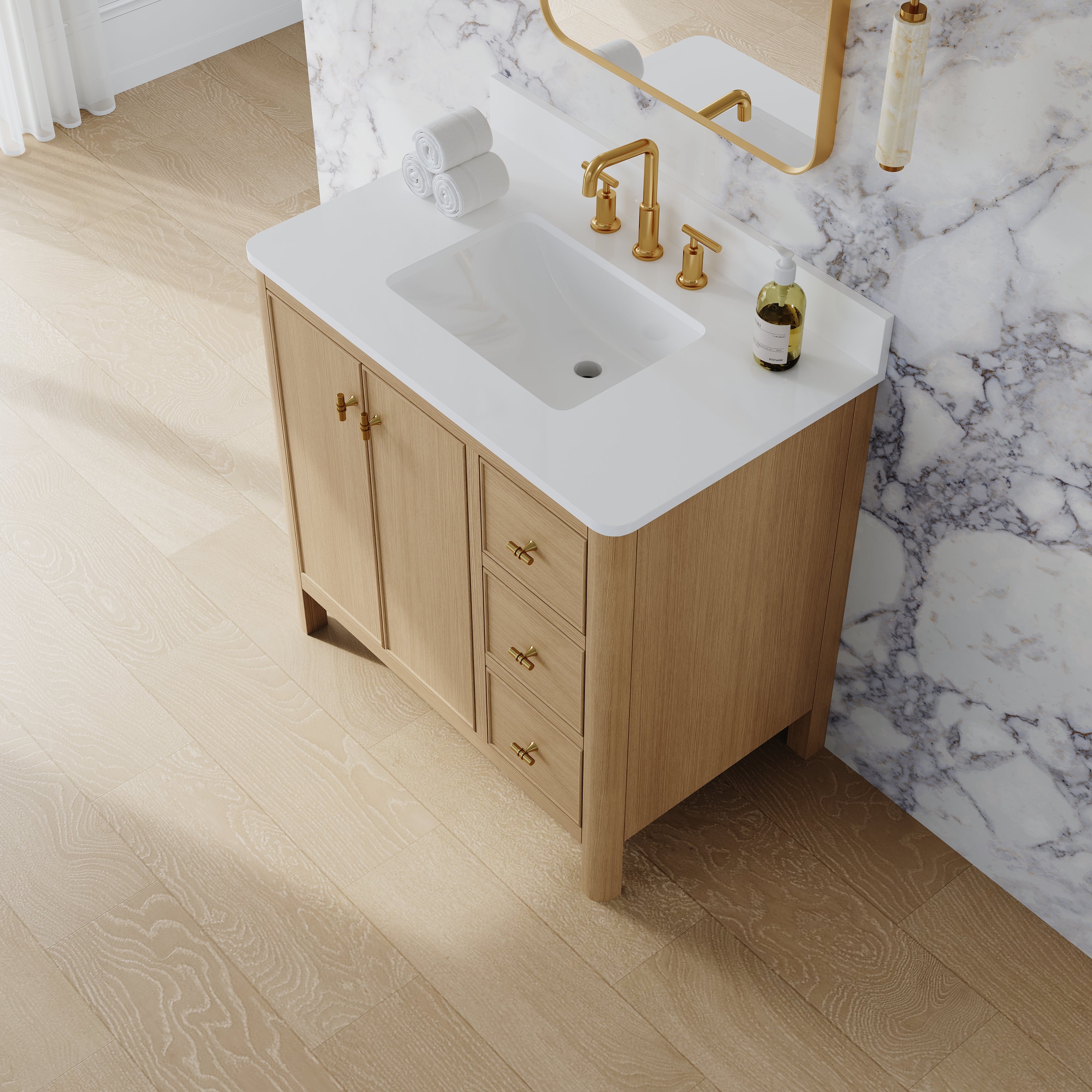 #Handle Color_Brushed Gold