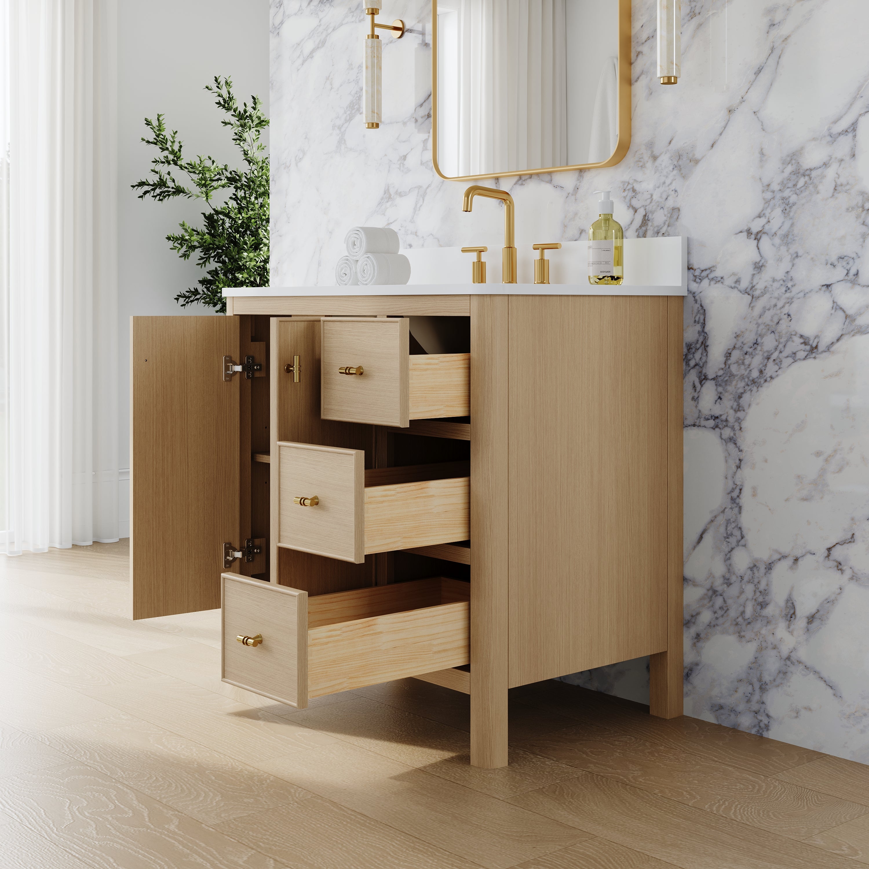 #Handle Color_Brushed Gold
