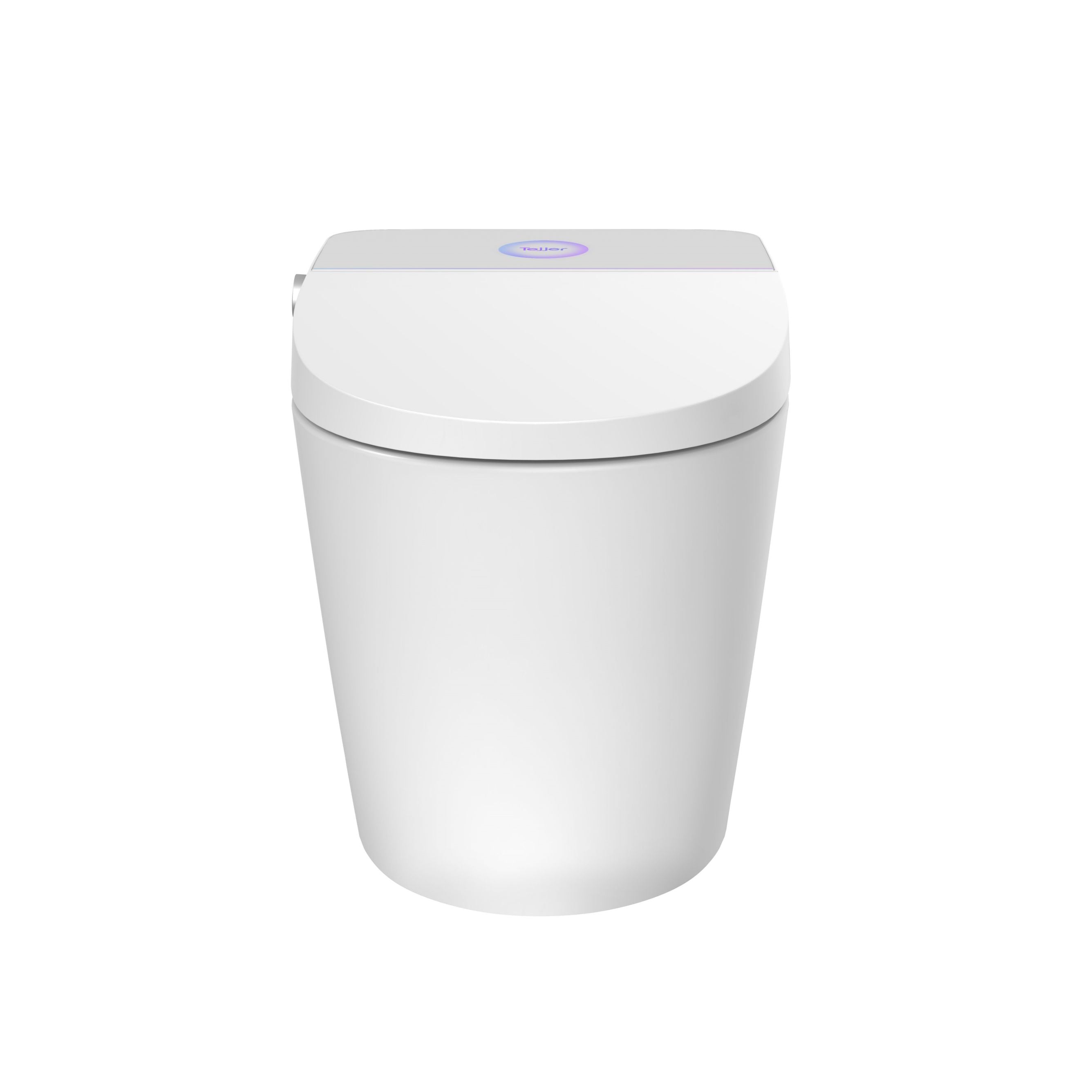 Elongated Smart Toilet Bidet in White with UV-A Sterilization, Auto Flush, Heated Seat and Remote